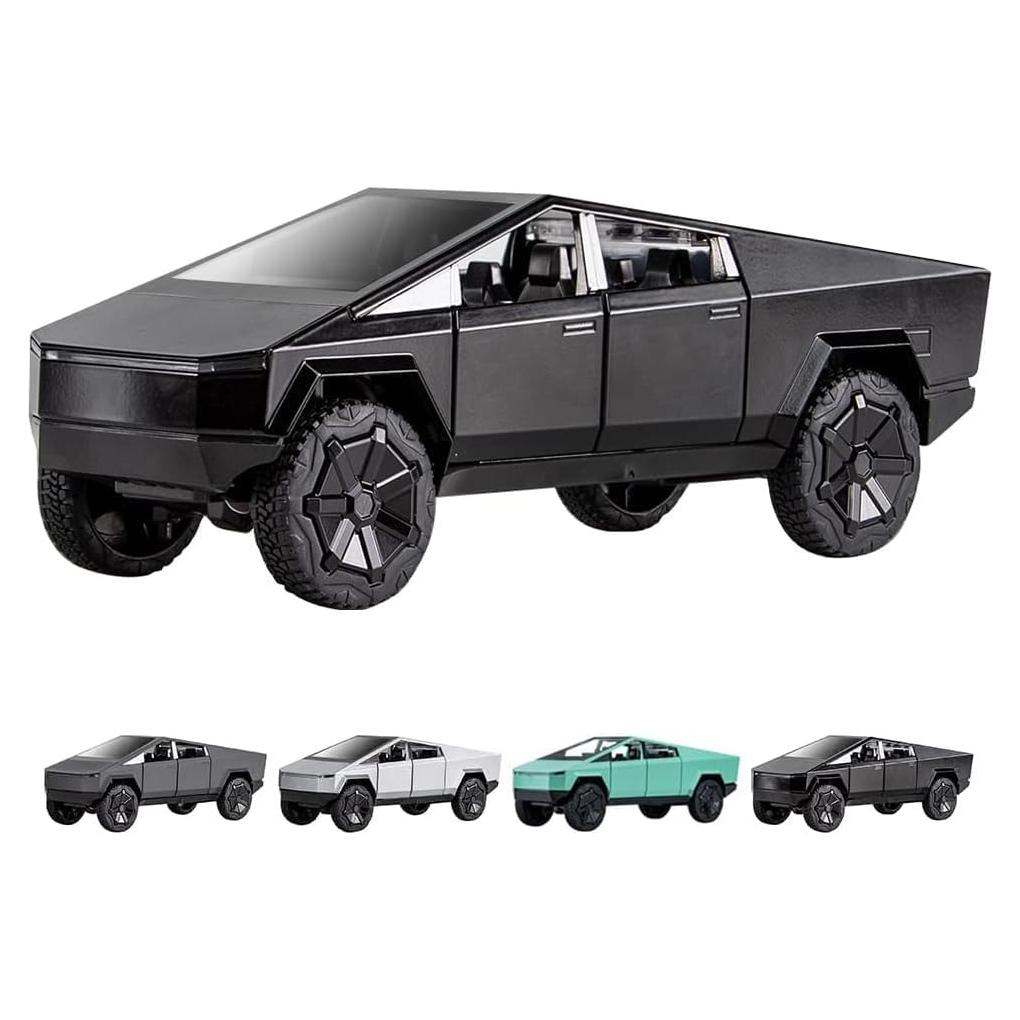 Camión de Juguete EROCK Pickup Negro 1:24 con Sonido y Luz