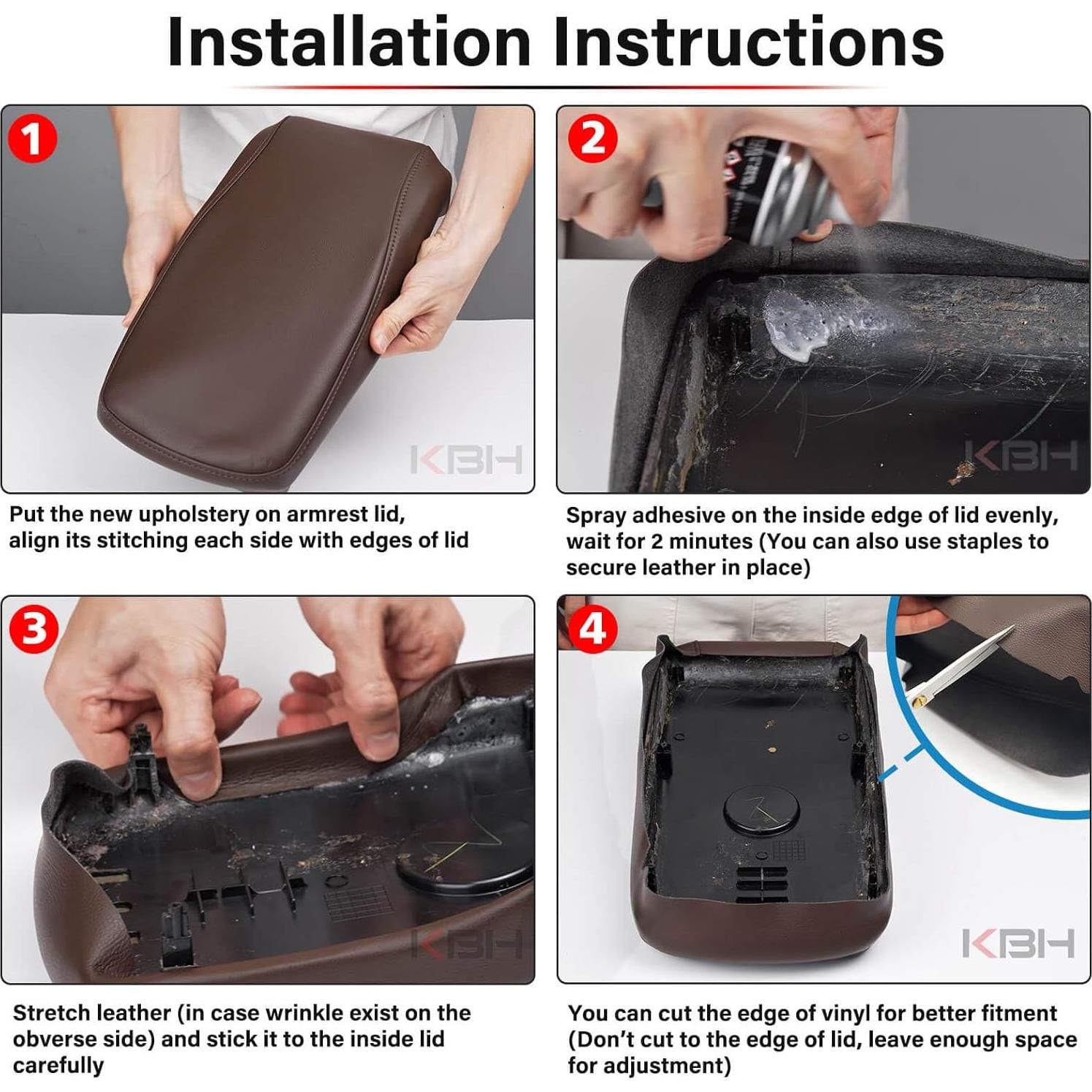 Cubierta de Reposabrazos Central KBH para Toyota Avalon 2013-2018