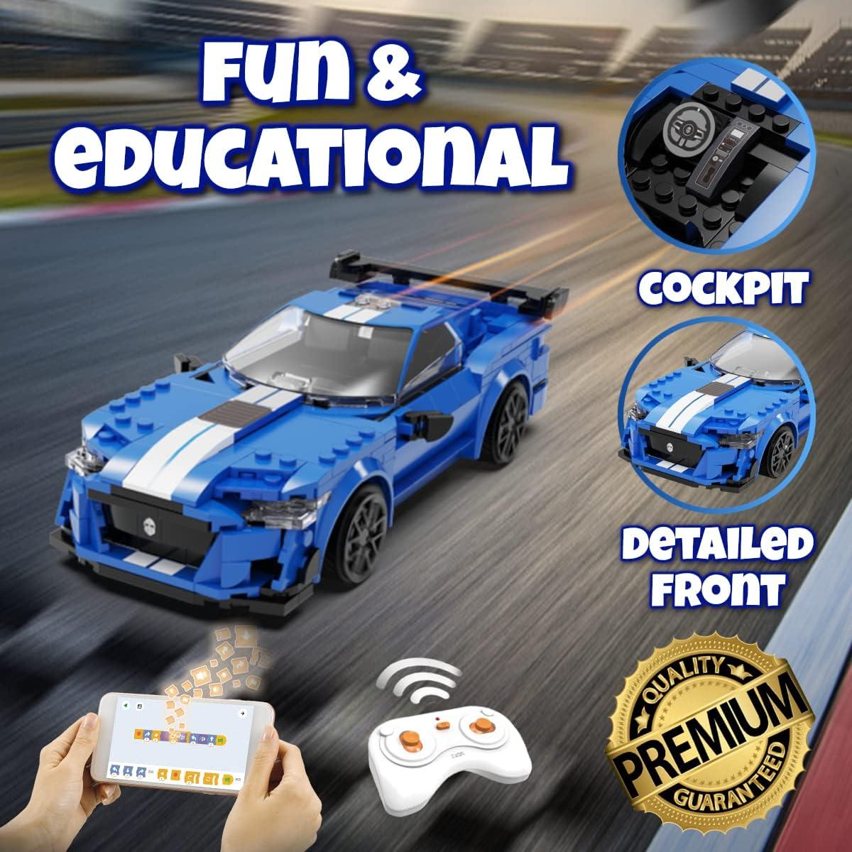 Kit de Coche RC para Niños WisePlay 325 Piezas Azul