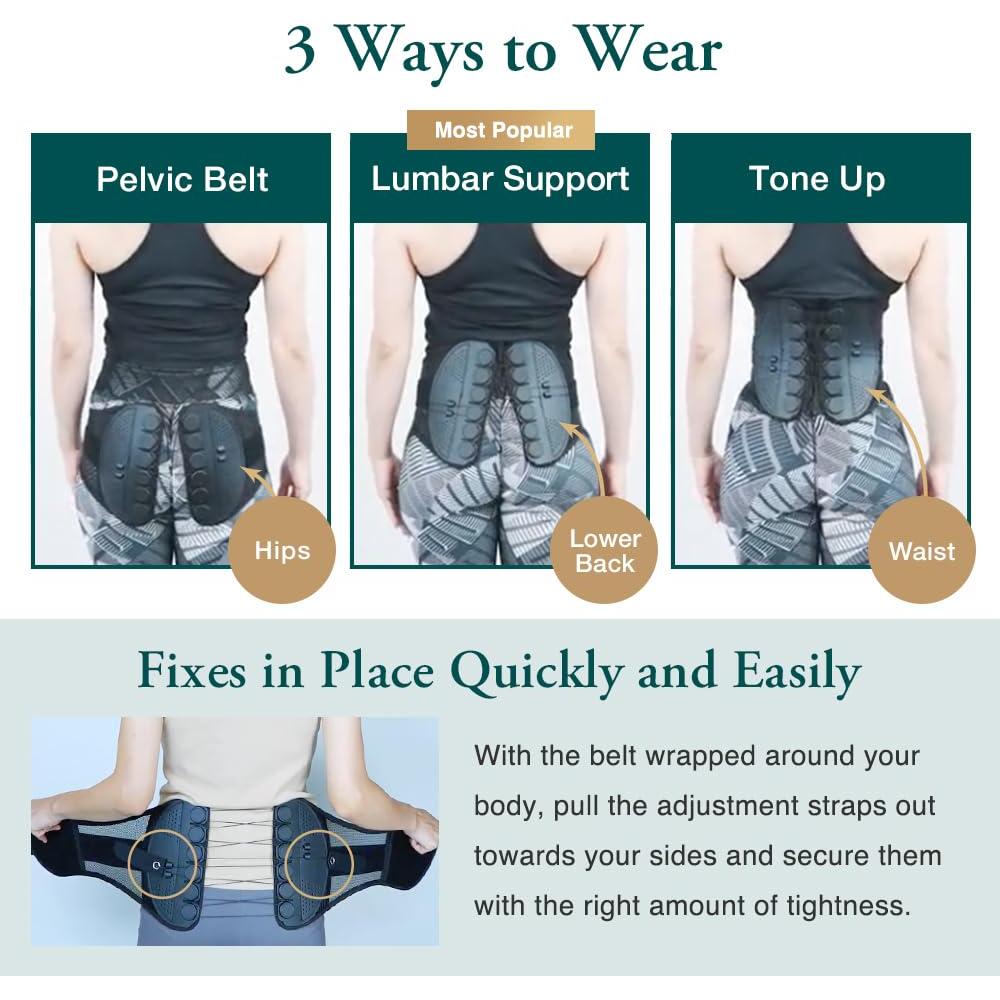 Faja Lumbar Guardner L - Soporte Transpirable y Ajustable