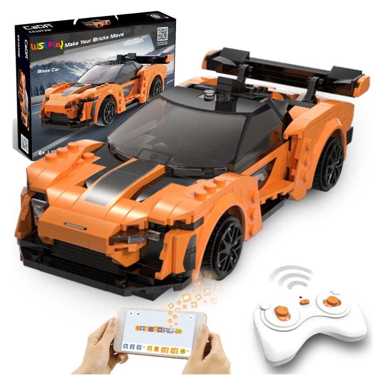 WISEPLAY Kit de Construcción Coche RC 295 Piezas 6-9 Años