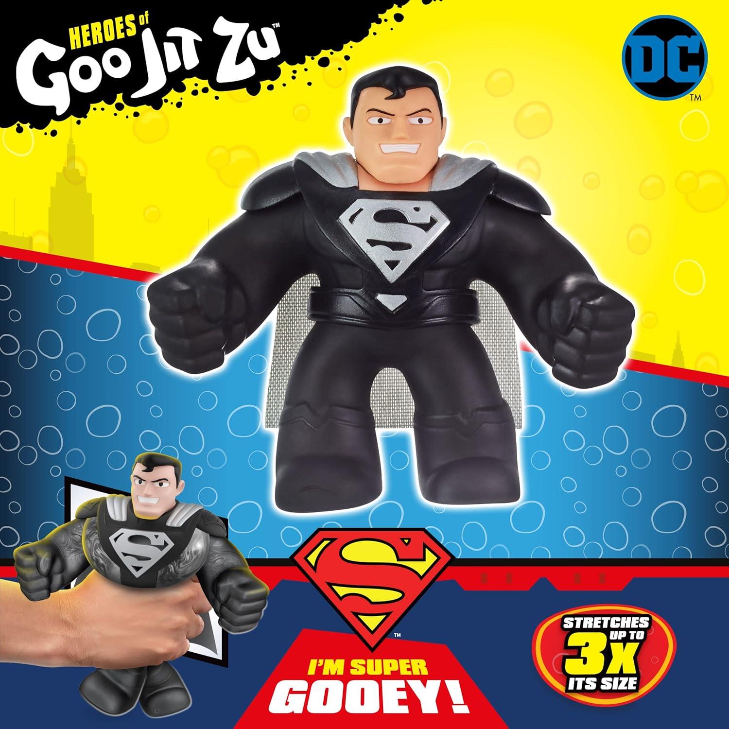 Héroes de Goo Jit Zu Superman Acero Kryptoniano 11.4 cm