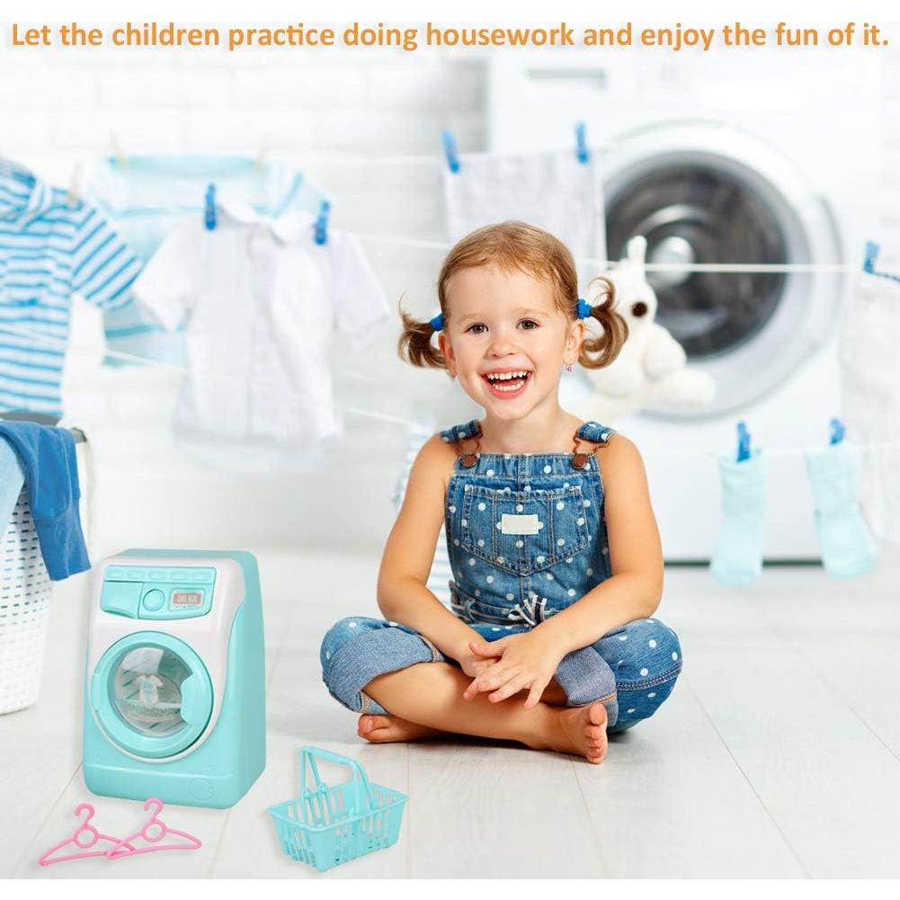 Lavadora de Juguete Coherny Azul con Sonido y Luz 20 cm