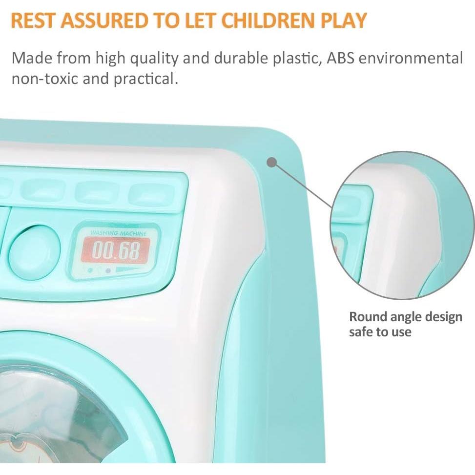 Lavadora de Juguete Coherny Azul con Sonido y Luz 20 cm