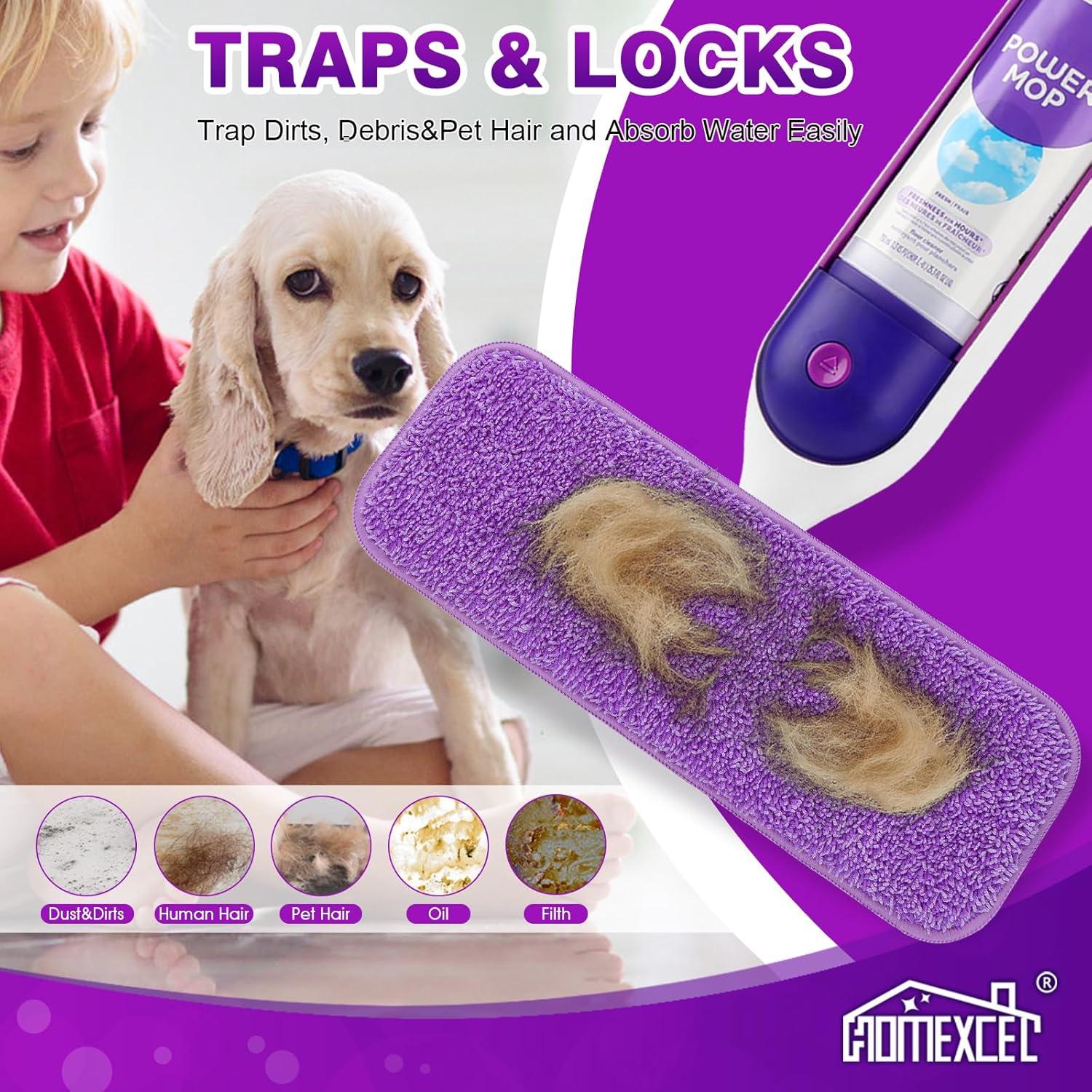 Almohadillas de Microfibra Reutilizables HOMEXCEL 33-38 cm - Paquete de 4