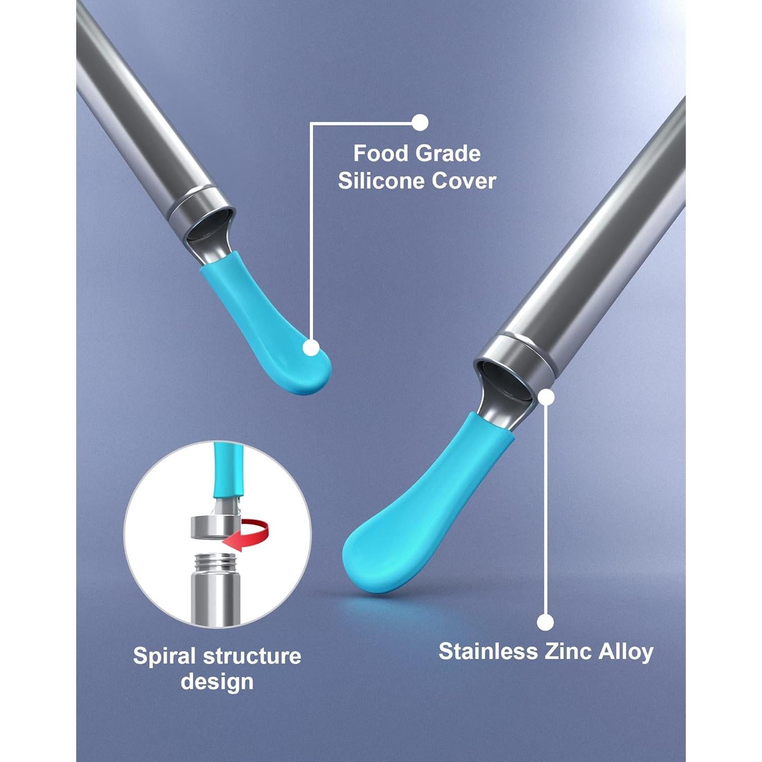 Juego de 8 Cucharas de Silicona para Oídos Bebird - Reemplazo