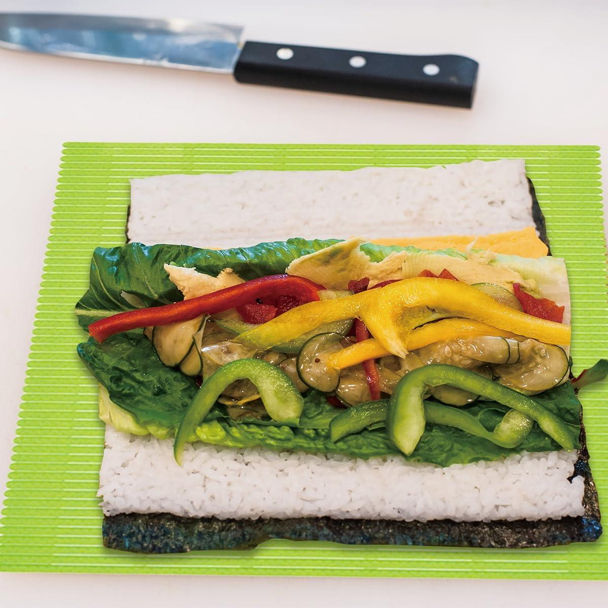 Kit de Sushi Esamploe 4 Piezas - Esteras y Molde de Arroz