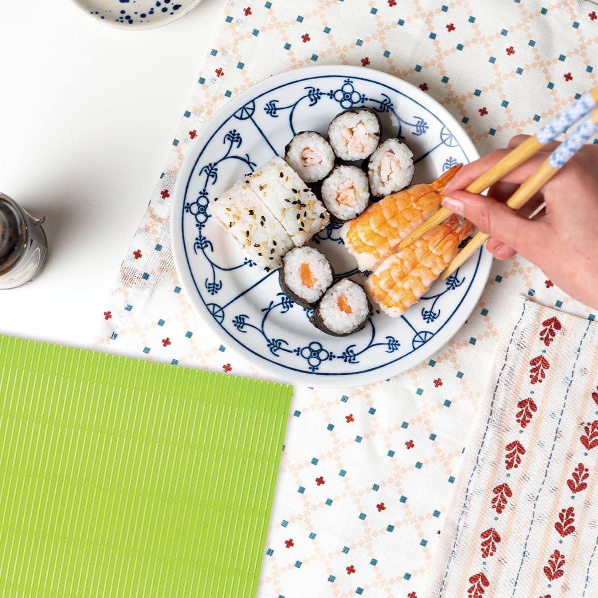 Kit de Sushi Esamploe 4 Piezas - Esteras y Molde de Arroz