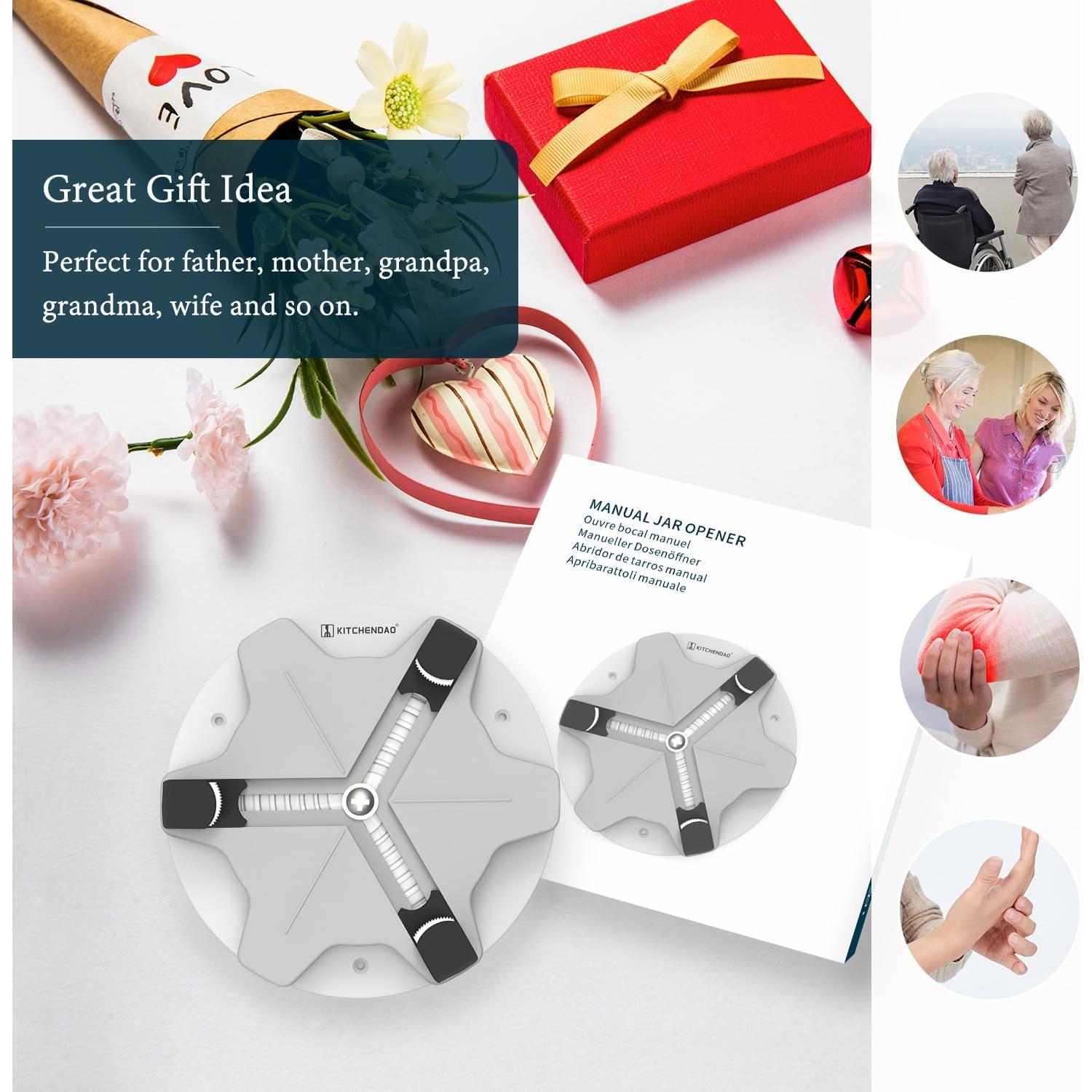 Abridor de Tarros KITCHENDAO Bajo Gabinete para Manos Débiles