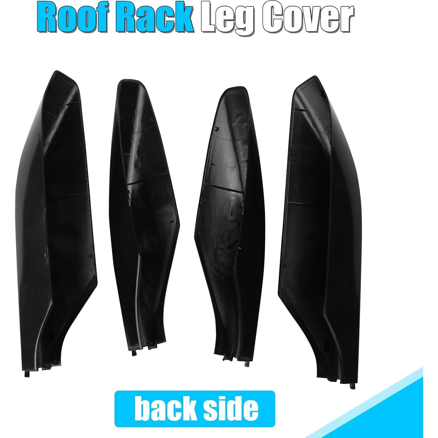 Cubierta de Fin de Carcasa de Rail de Techo LEZZYRUCK Negro