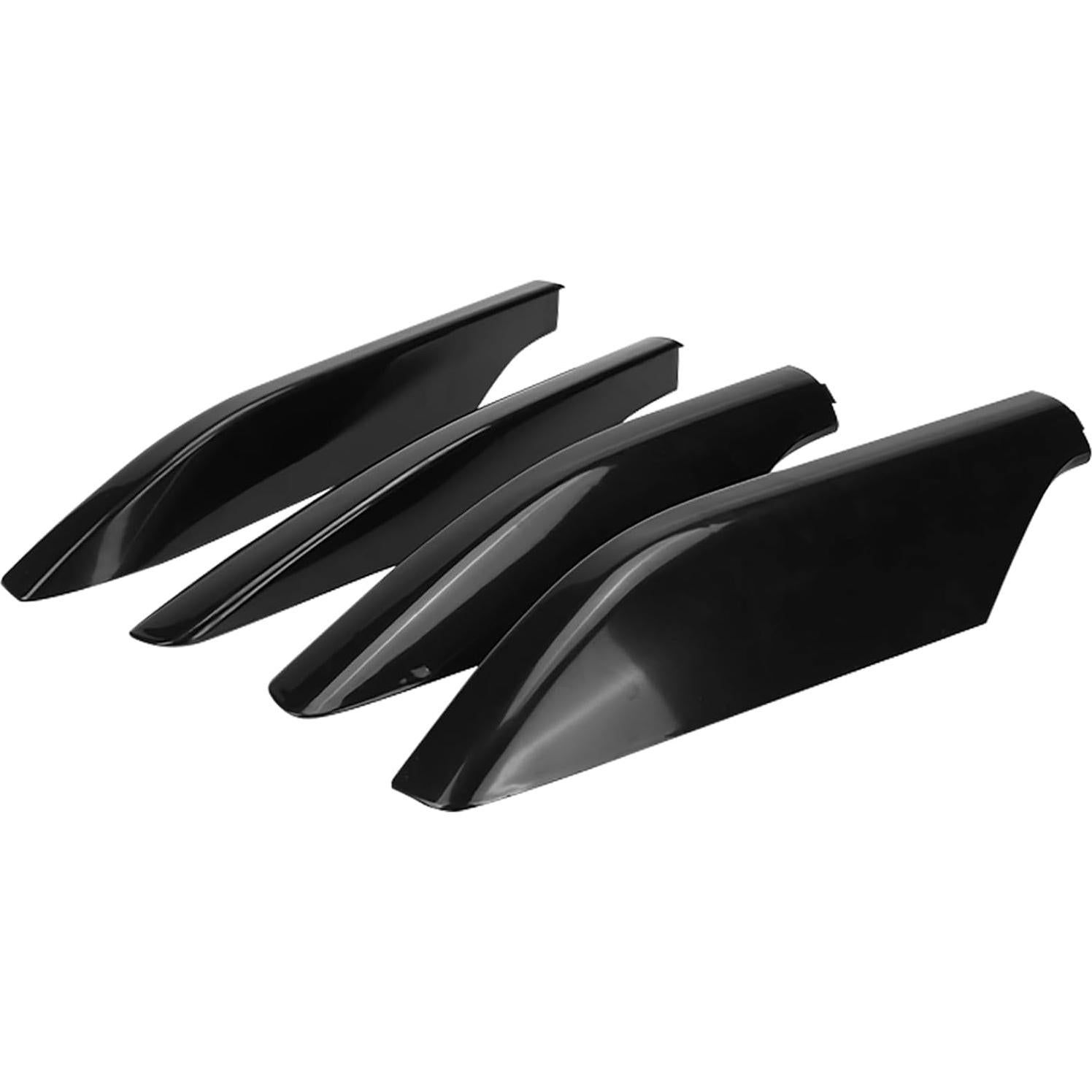 Cubierta de Fin de Carcasa de Rail de Techo LEZZYRUCK Negro