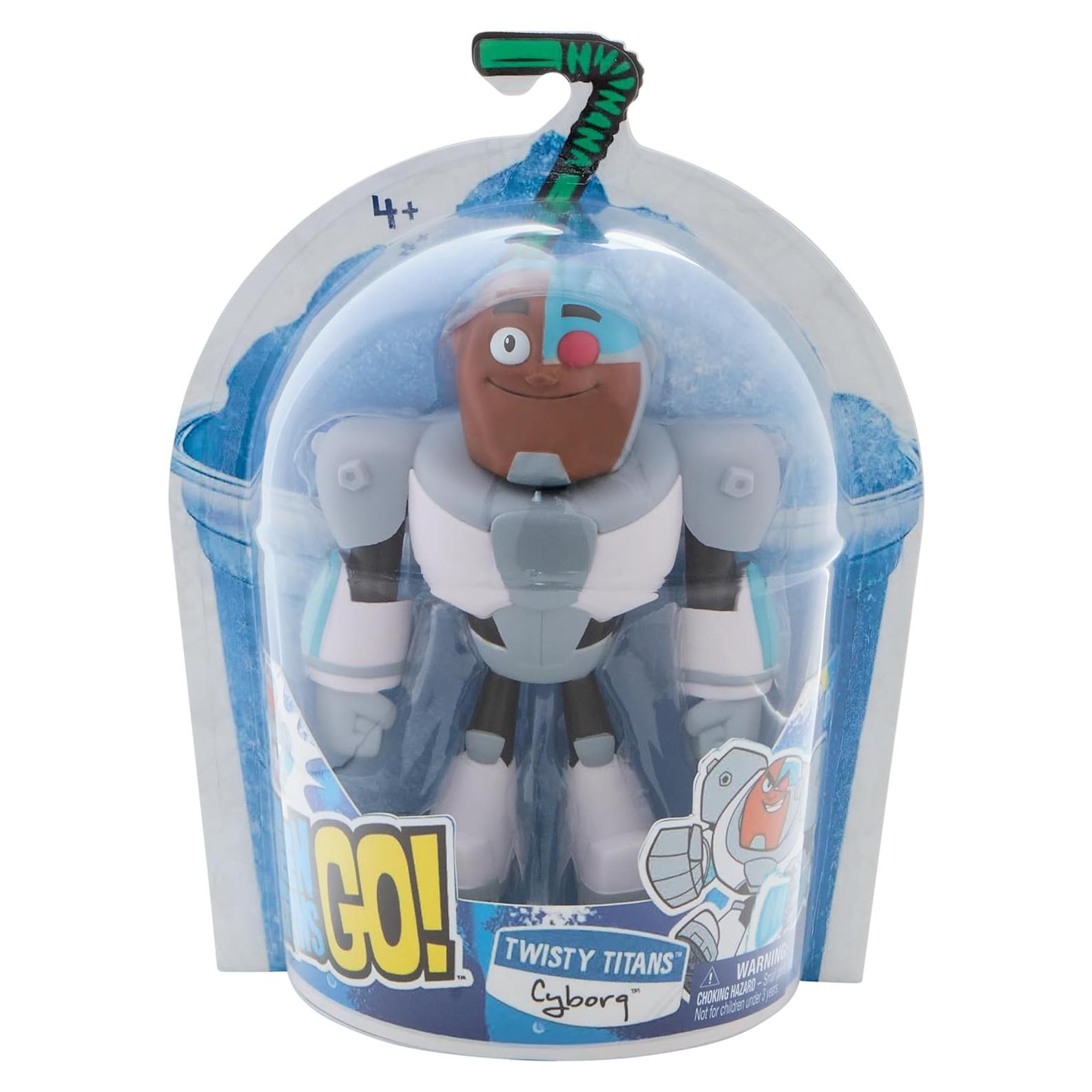 Figura de Acción Cyborg Twisty Titans 15 cm Spin Master