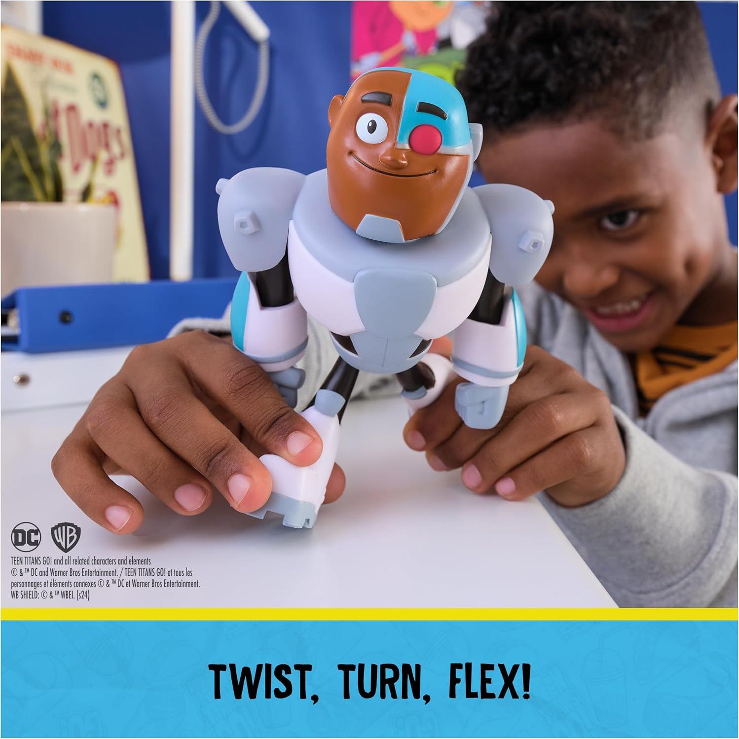 Figura de Acción Cyborg Twisty Titans 15 cm Spin Master