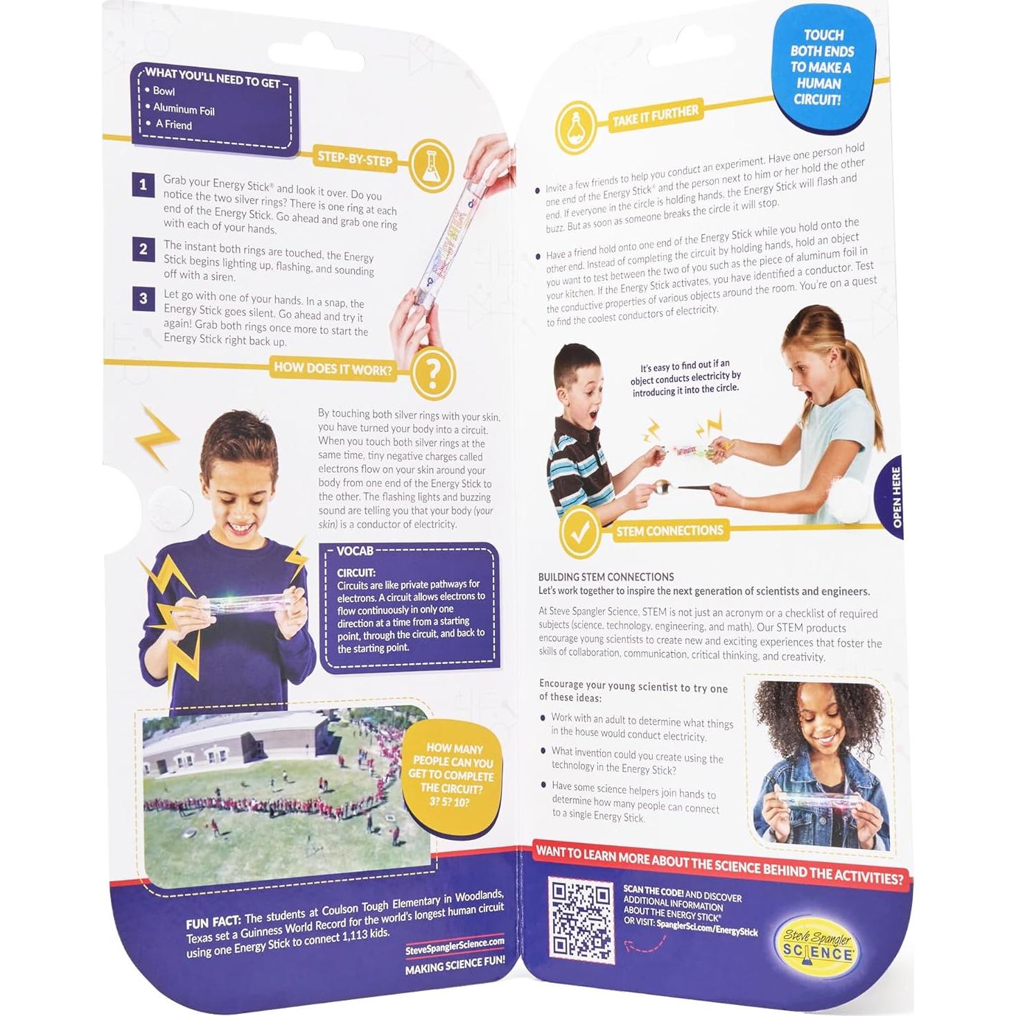 Energy Stick Steve Spangler Science - Juguete STEM 19.05 cm