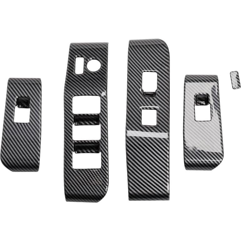 Cubierta Interruptor Ventana Toyota Highlander 2020-2025 ABS Carbono