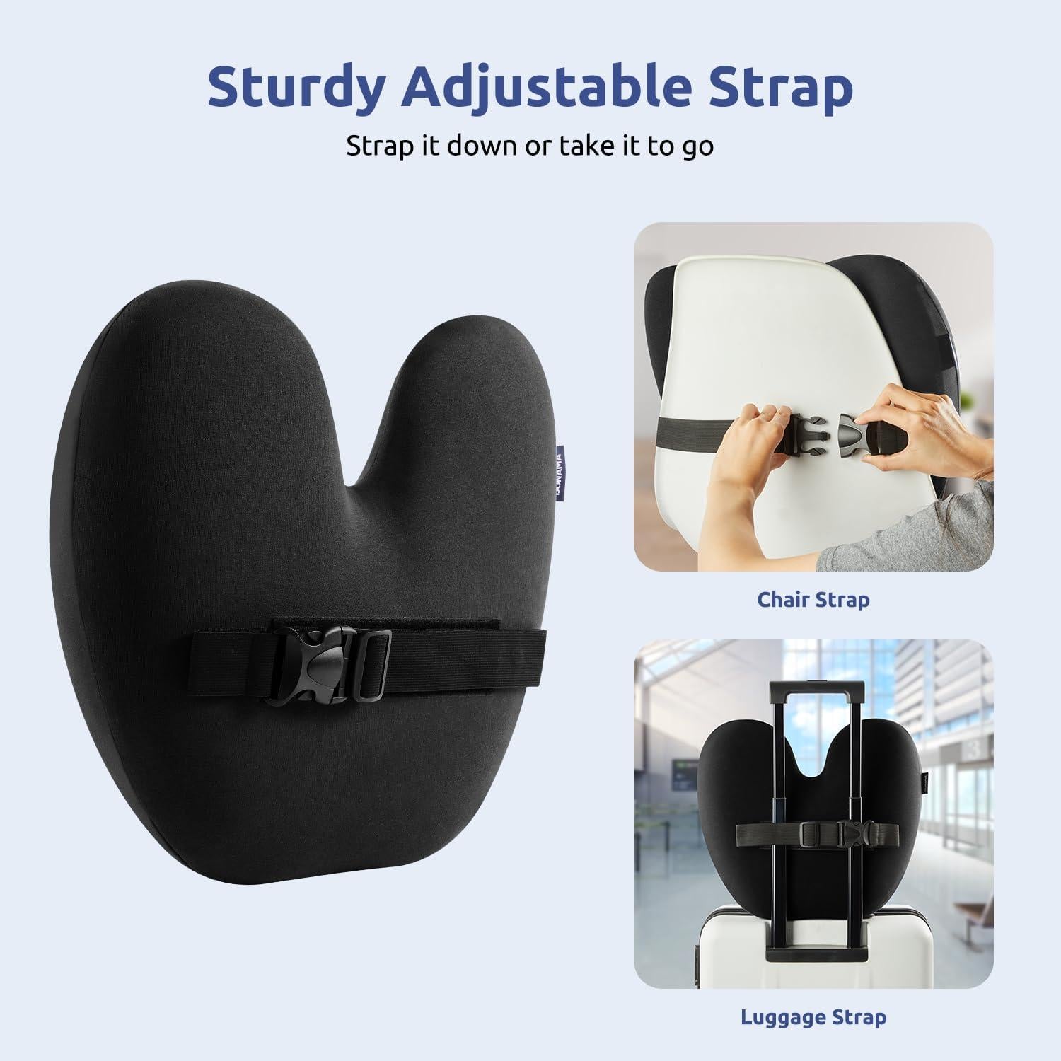 Almohada Lumbar DONAMA Ergonómica Espuma Viscoelástica