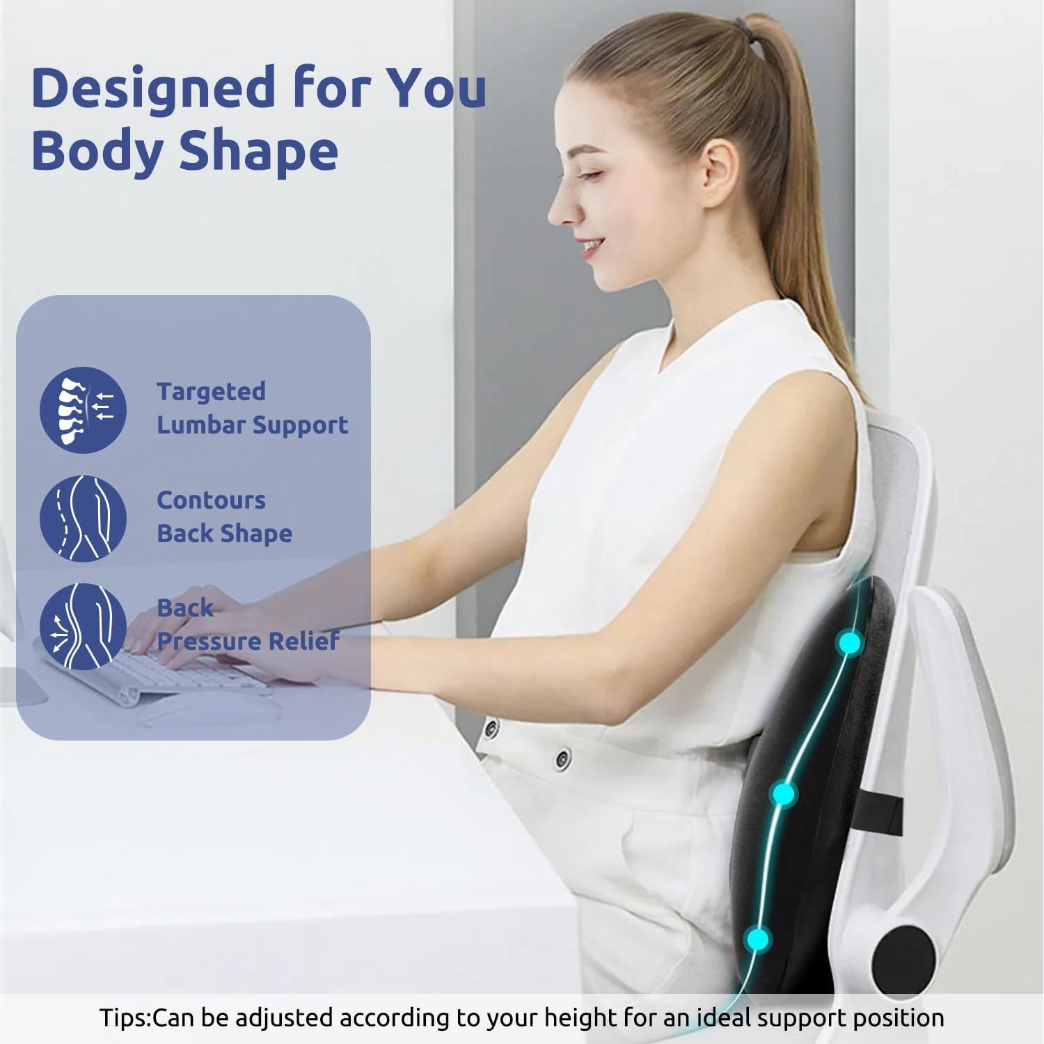 Almohada Lumbar DONAMA Ergonómica Espuma Viscoelástica