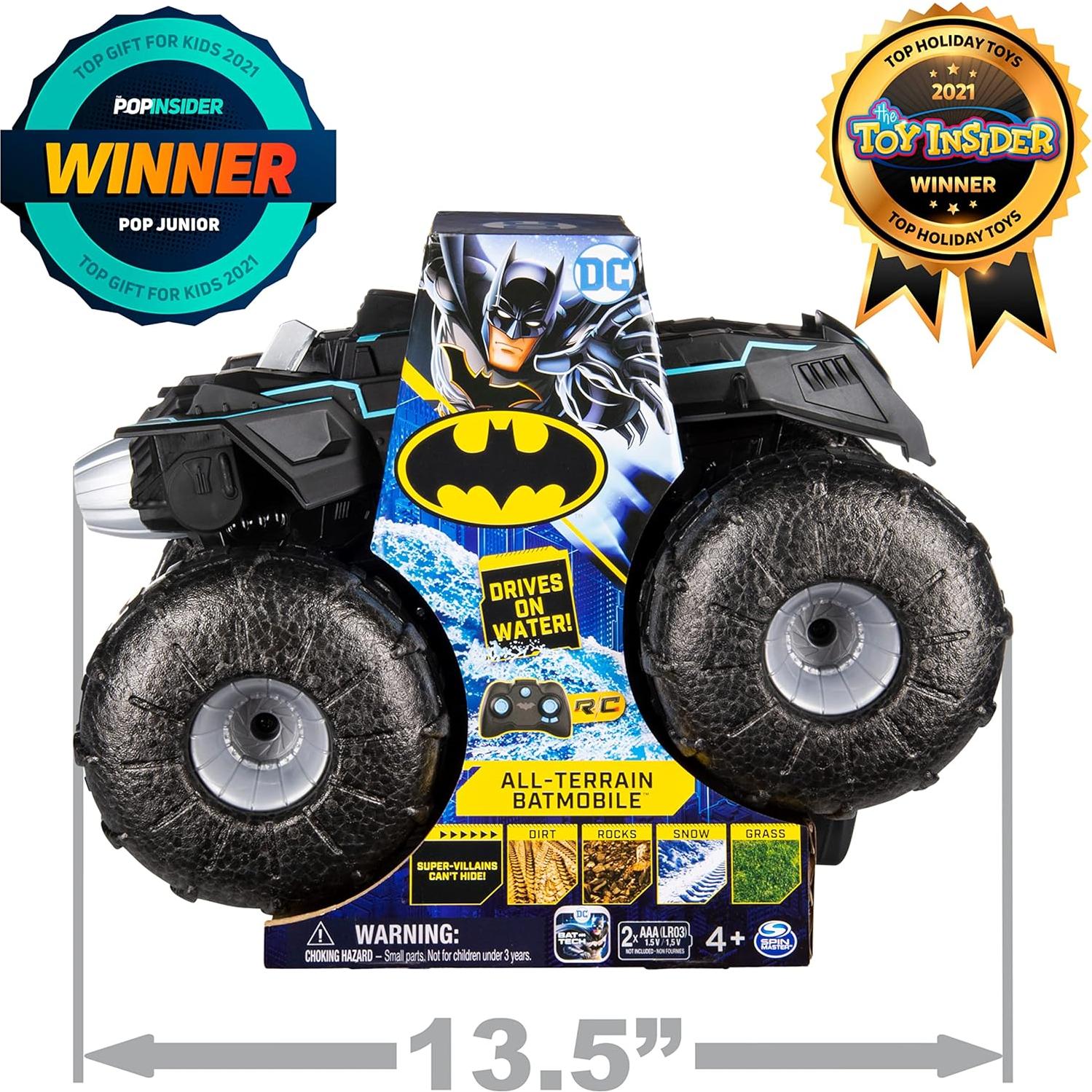 Batmobile Todo Terreno RC Spin Master 1:15 Resistente al Agua