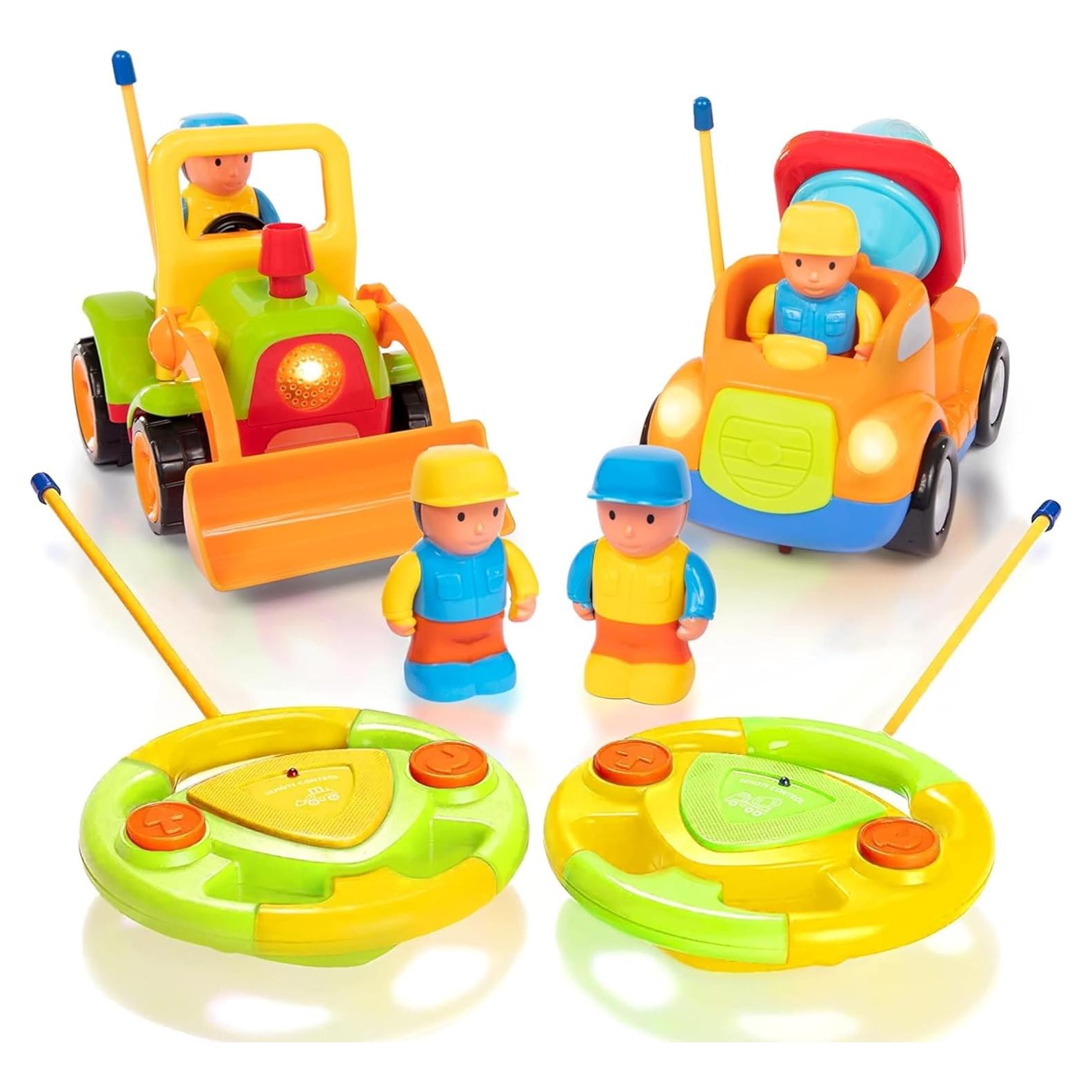 Coches RC Prextex para Niños 3-5 Años - Camión y Tractor