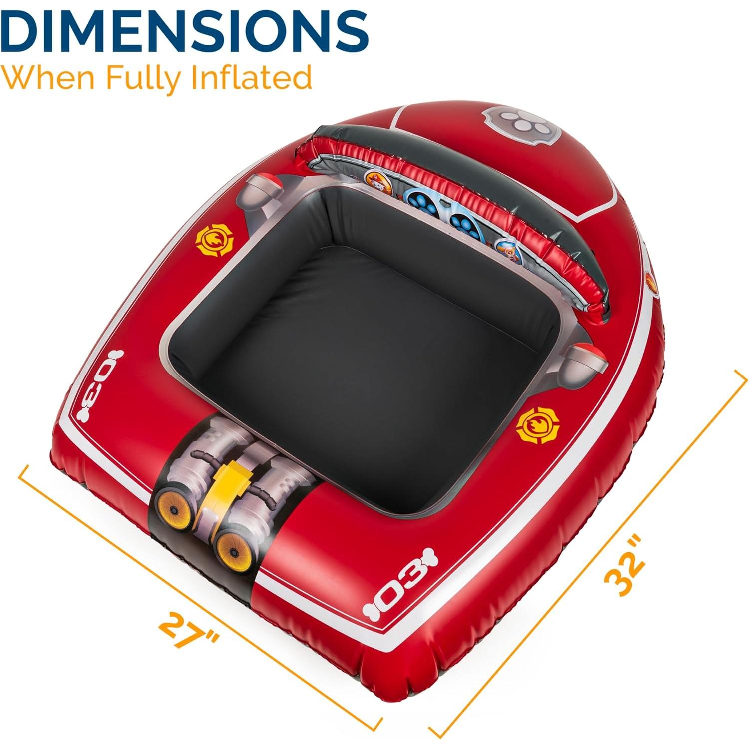 Bote Inflable Paw Patrol Marshall SwimWays 74.93x63.5cm