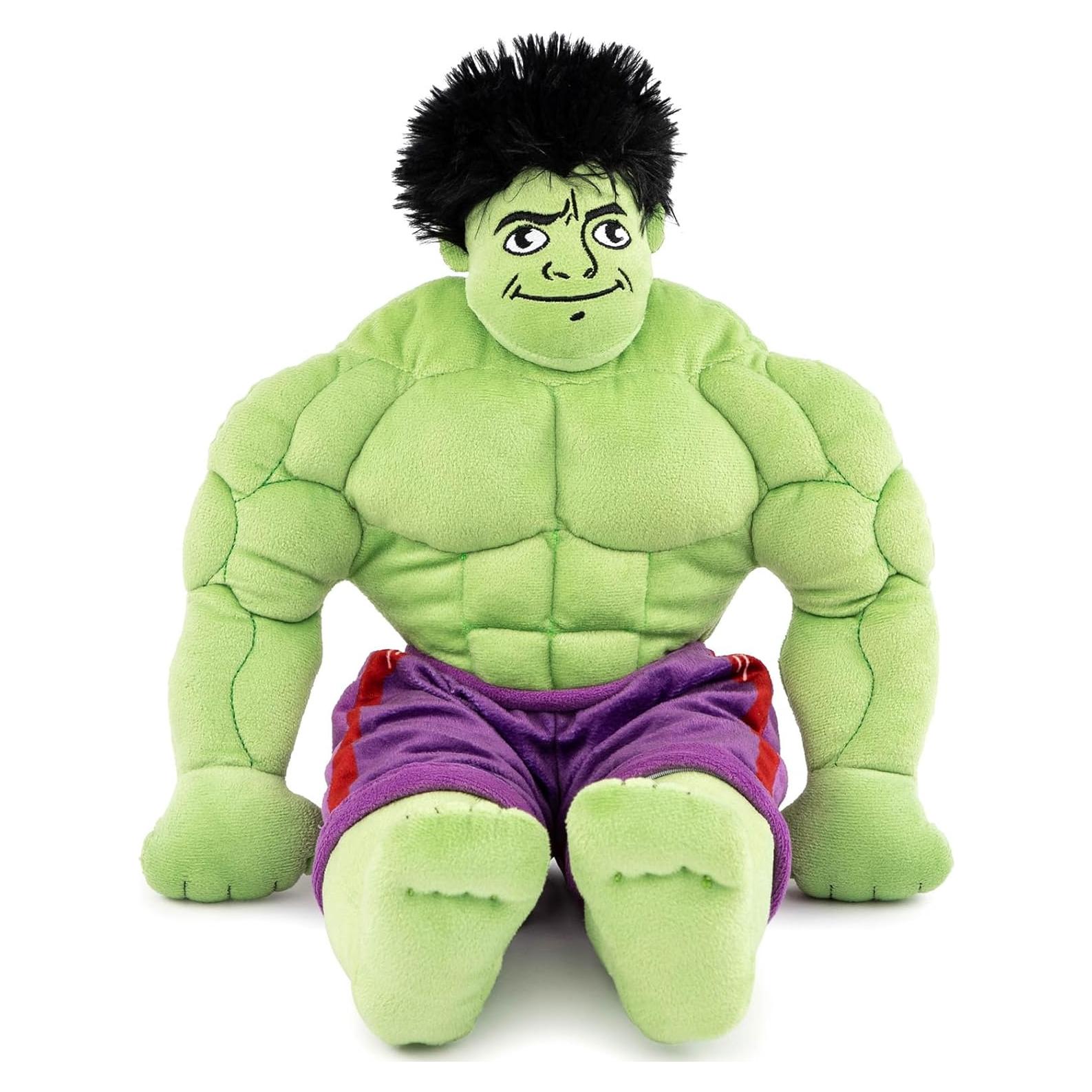 Almohada de Peluche Hulk Jay Franco 30 cm Microfibra Suave