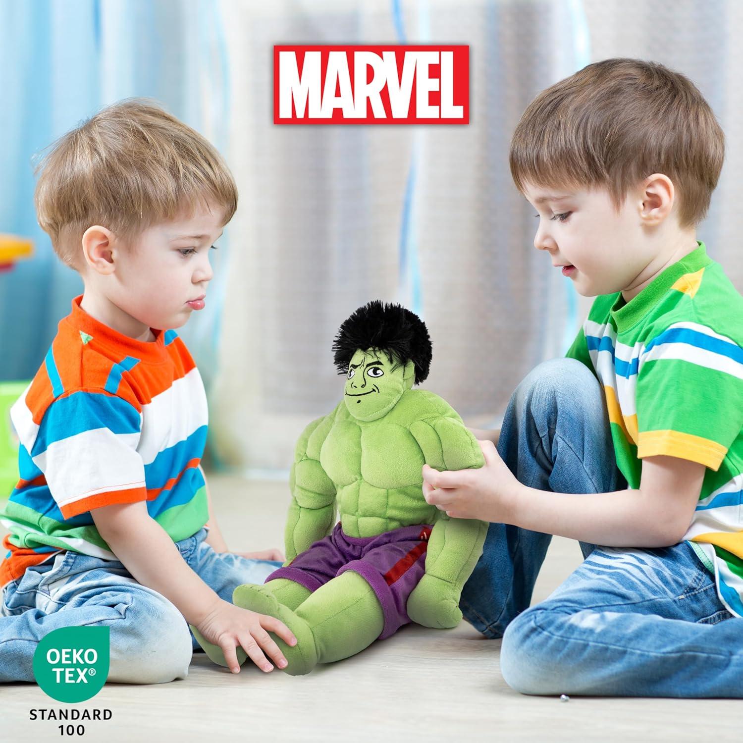 Almohada de Peluche Hulk Jay Franco 30 cm Microfibra Suave