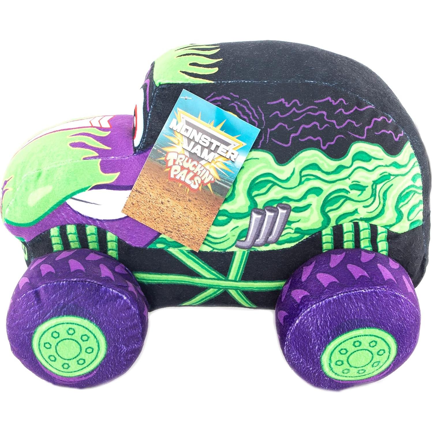 Almohada Amiga Monster Jam Grave Digger 33 cm Microfibra