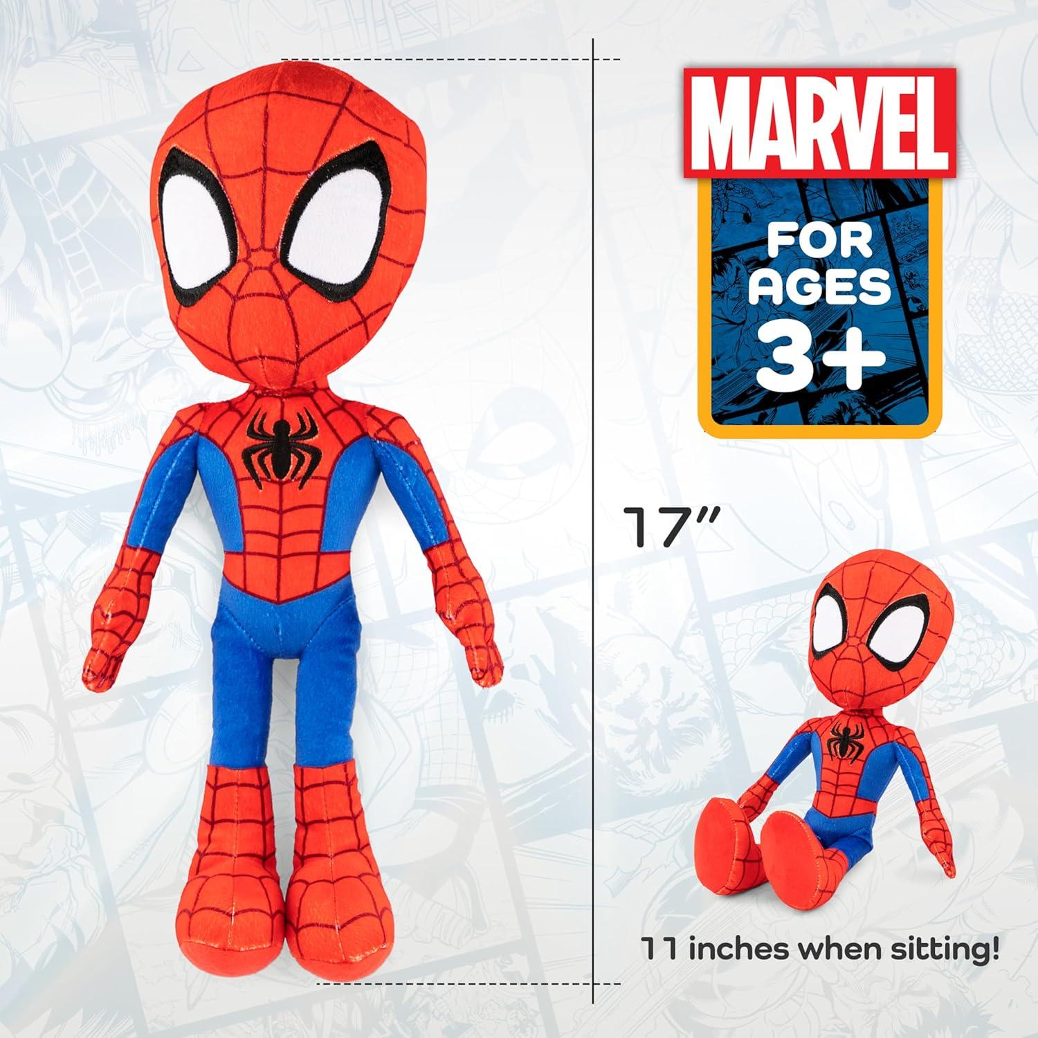 Almohada Buddy Spiderman Jay Franco 43 cm Microfibra Suave