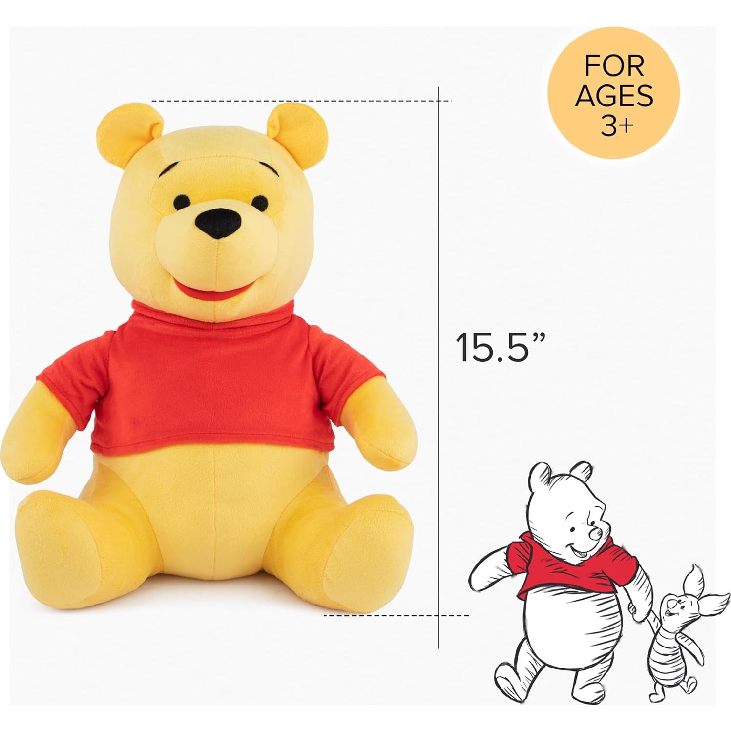 Almohada Amiga Winnie The Pooh Jay Franco 40 cm Suave
