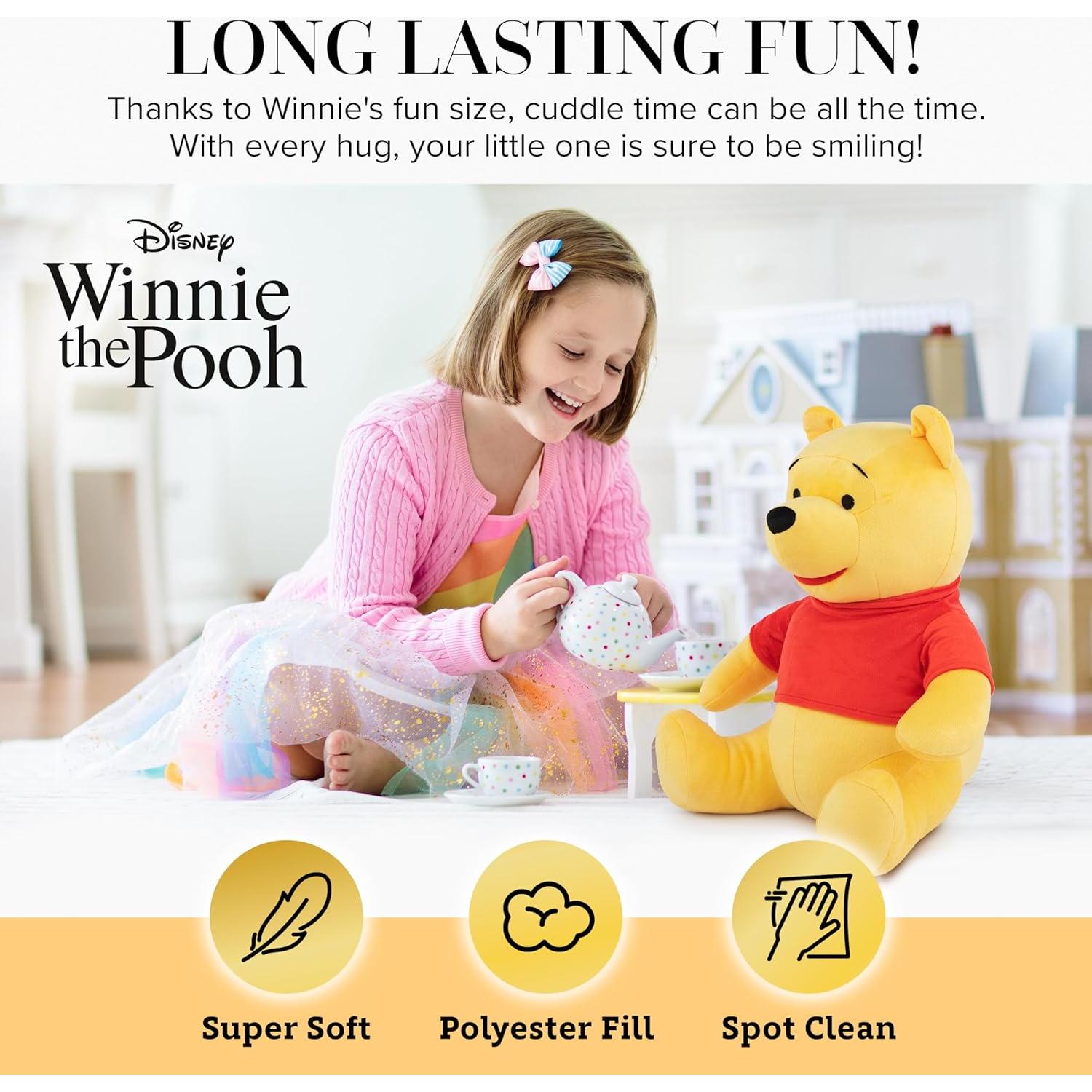 Almohada Amiga Winnie The Pooh Jay Franco 40 cm Suave