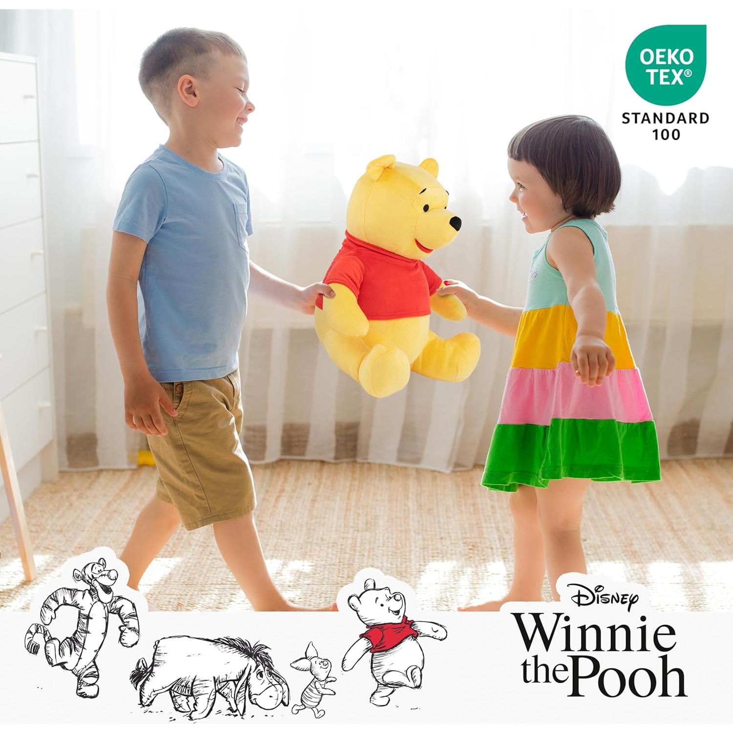 Almohada Amiga Winnie The Pooh Jay Franco 40 cm Suave