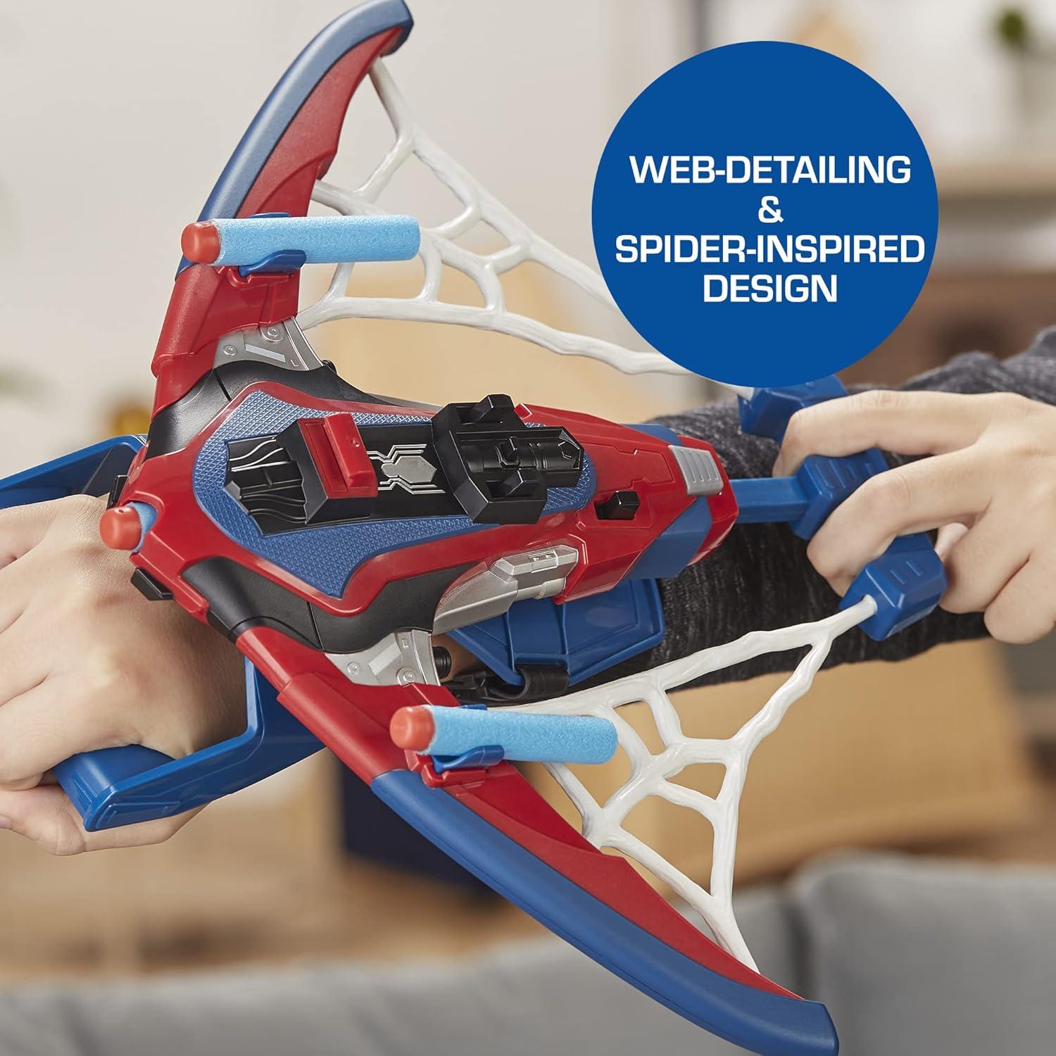 Blaster Spider-Man Web Shots Spiderbolt Hasbro 3 Dardos