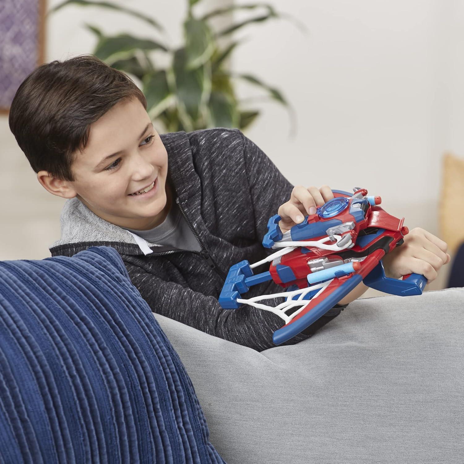 Blaster Spider-Man Web Shots Spiderbolt Hasbro 3 Dardos