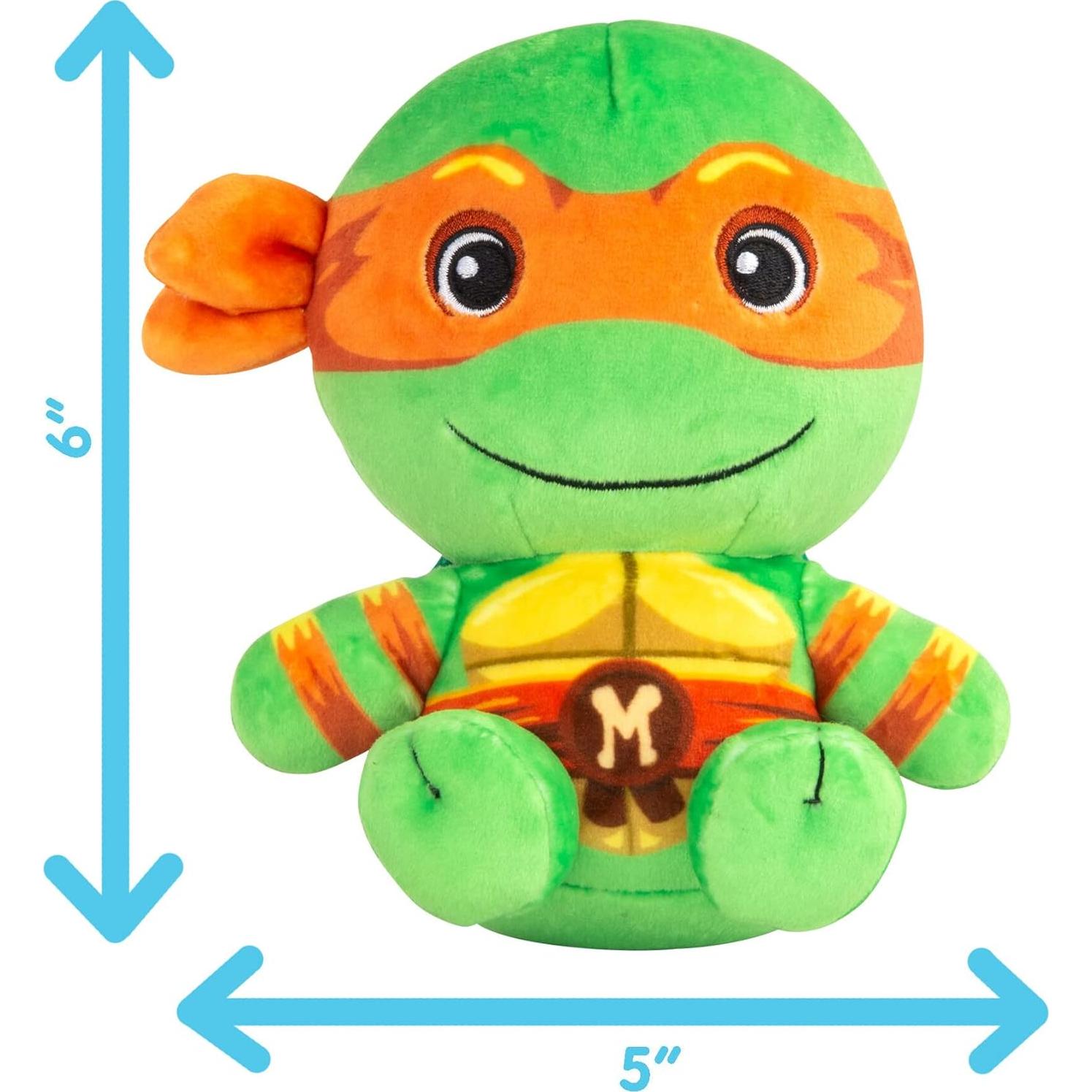 Peluche TMNT Michelangelo Club Mocchi-Mocchi 15 cm