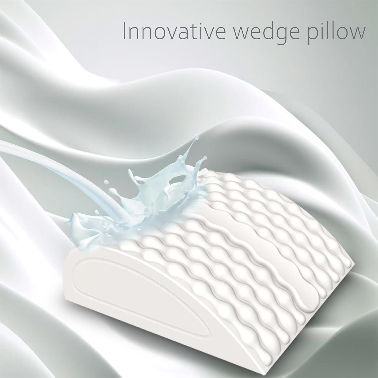 Cojín en cuña PEKOMKISS para dolor de espalda y cuello