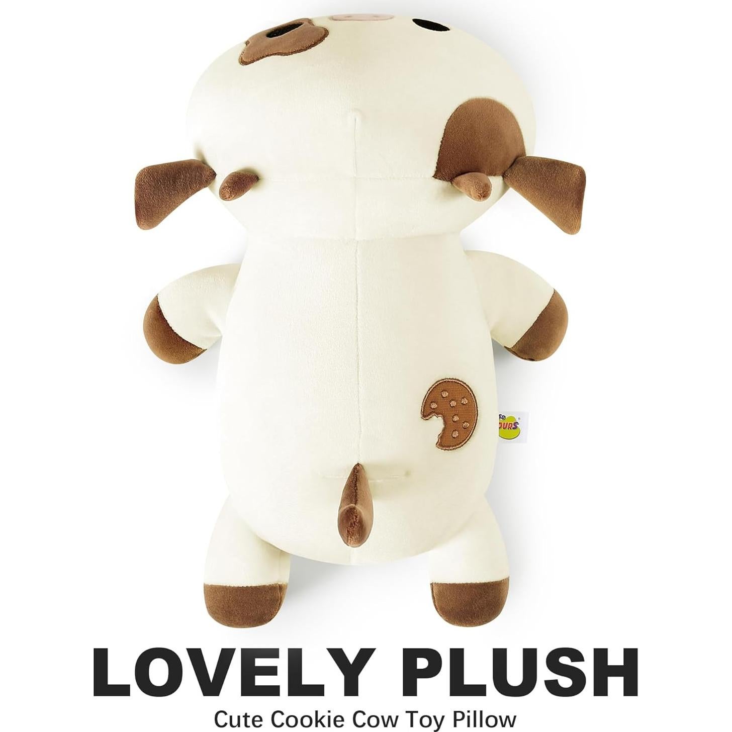 Almohada de Peluche Onsoyours Vaca de Galleta 30 cm Suave