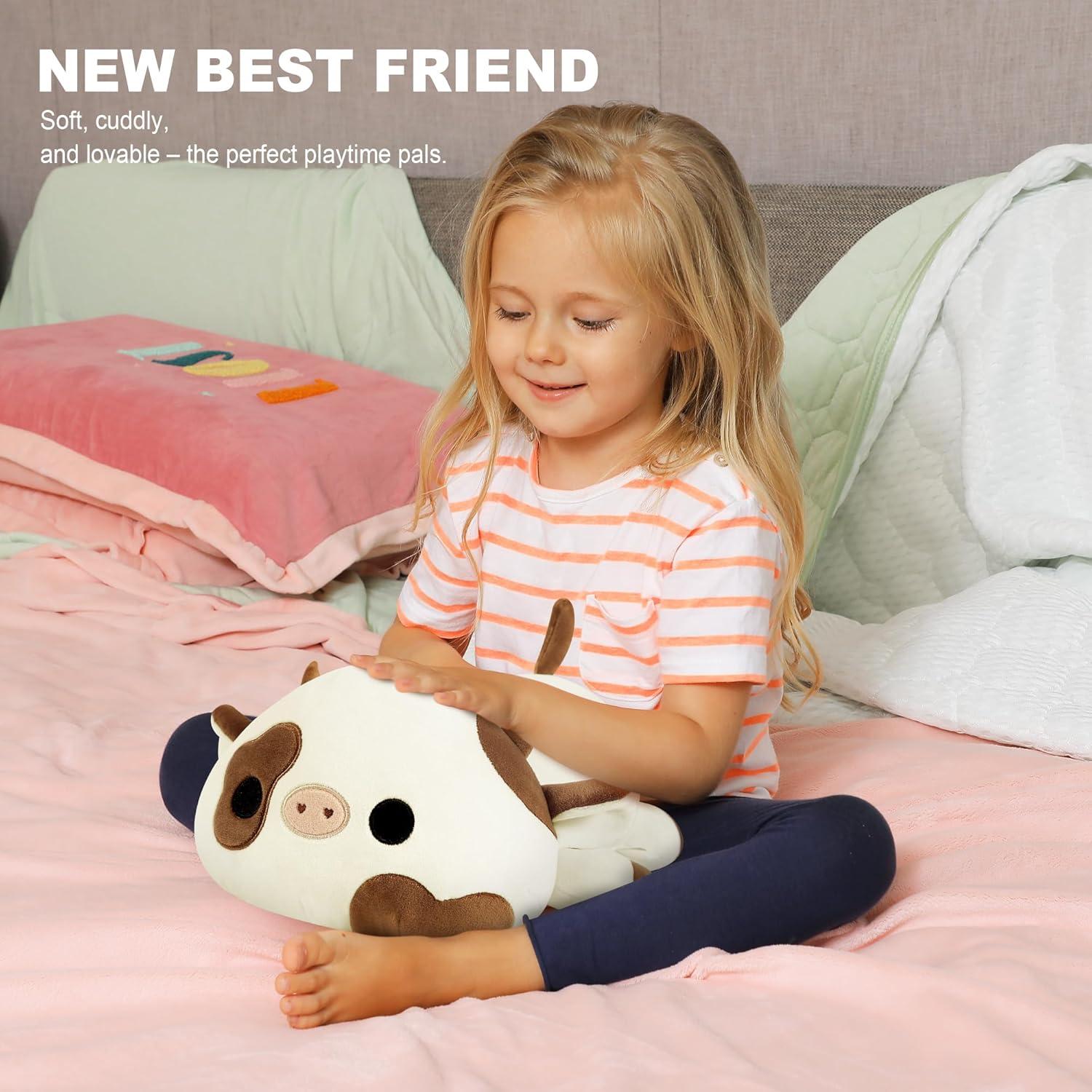 Almohada de Peluche Onsoyours Vaca de Galleta 30 cm Suave