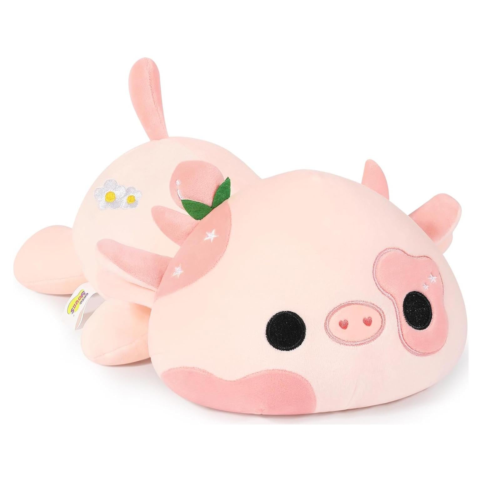 Peluche Vaca Onsoyours 30 cm Suave Almohada para Niños