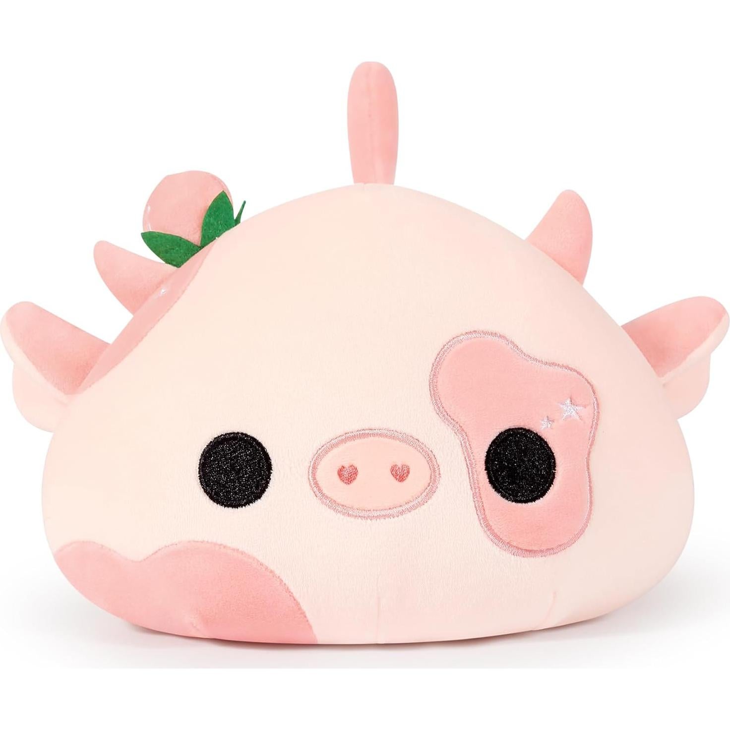 Peluche Vaca Onsoyours 30 cm Suave Almohada para Niños