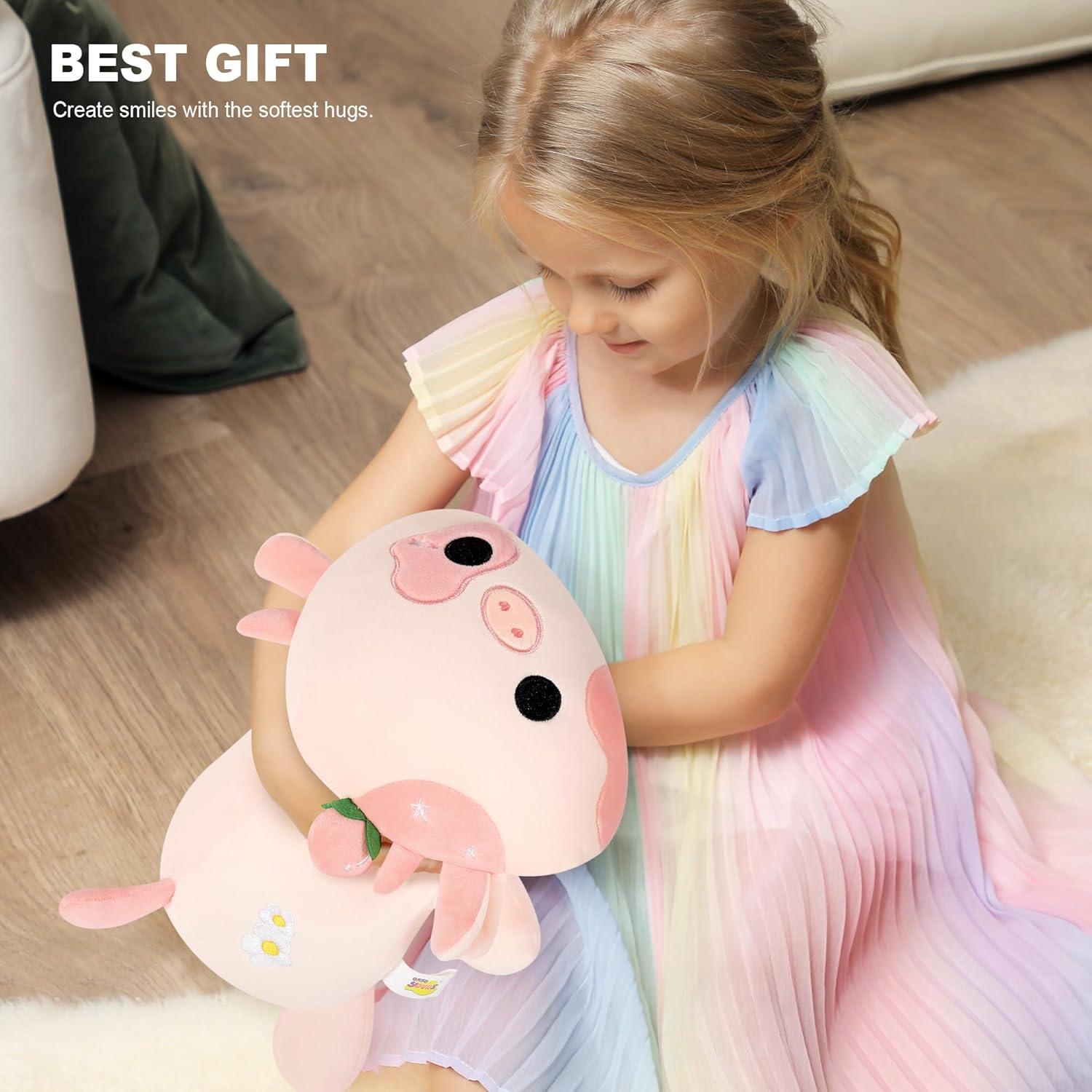 Peluche Vaca Onsoyours 30 cm Suave Almohada para Niños