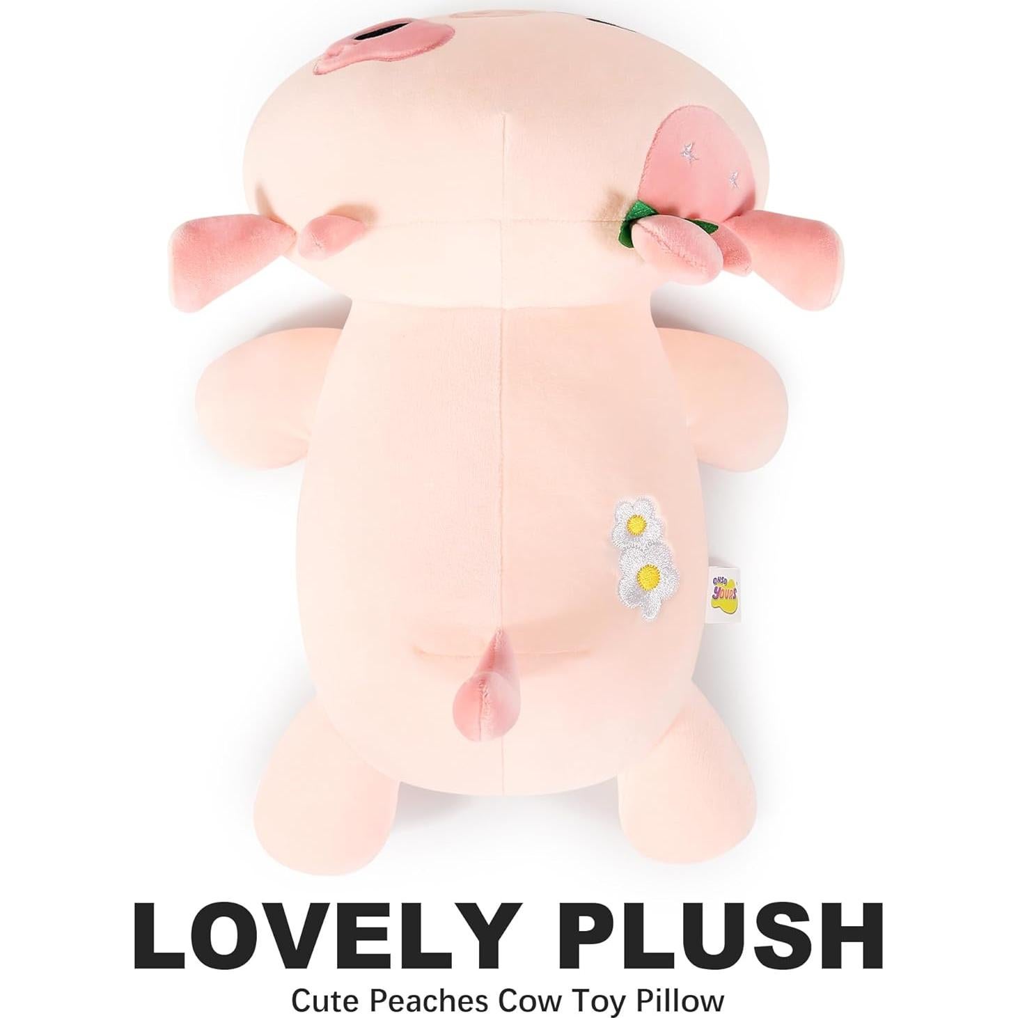 Peluche Vaca Onsoyours 30 cm Suave Almohada para Niños