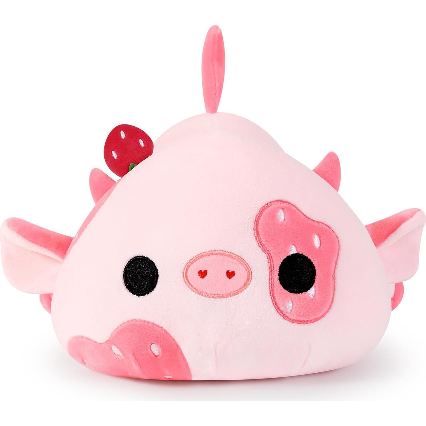 Onsoyours Vaca de Peluche Suave 30 cm Almohada Regalo