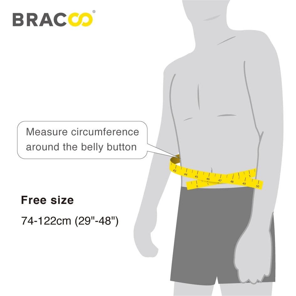 Faja Lumbar Bracoo BS33 Ajustable para Alivio Espalda