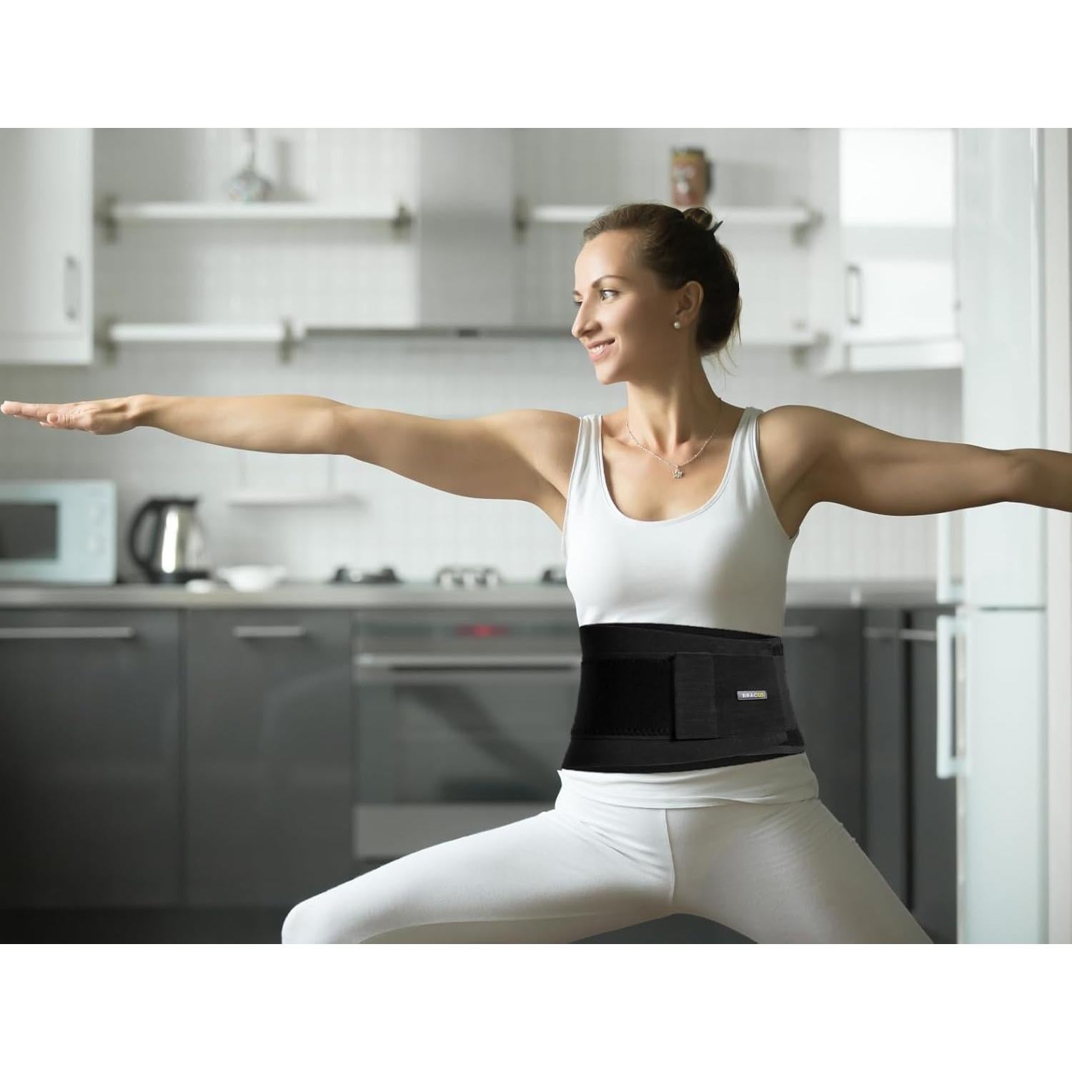 Faja Lumbar Bracoo BS33 Ajustable para Alivio Espalda