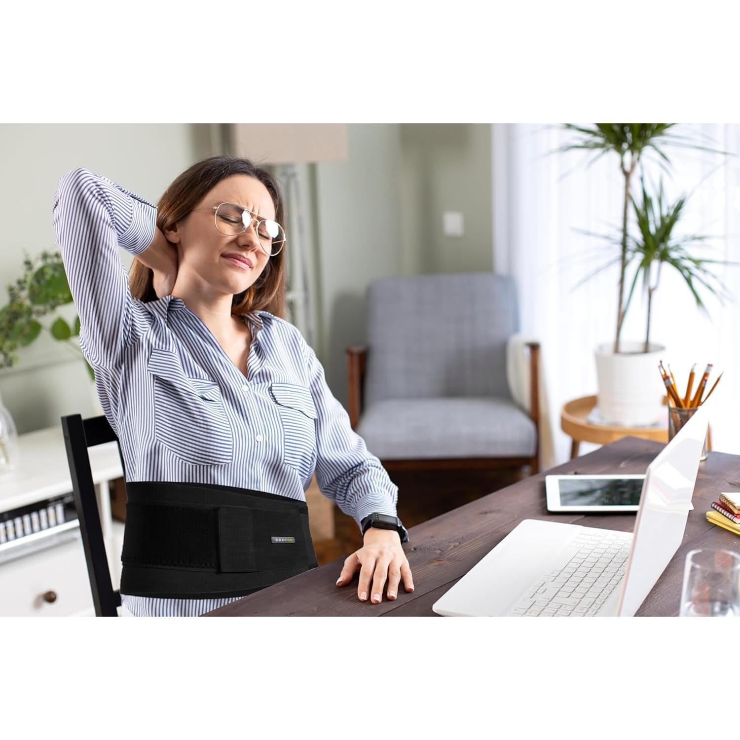 Faja Lumbar Bracoo BS33 Ajustable para Alivio Espalda