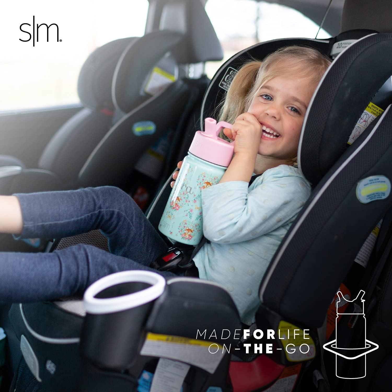 Botella de Agua Simple Modern Disney Belle 414ml con Popote