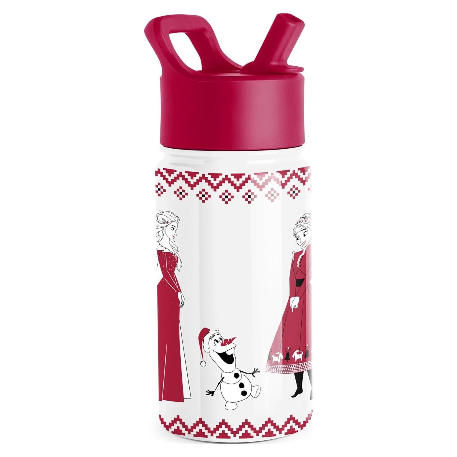 Botella de Agua Simple Modern 14oz Disney Frozen Rojo