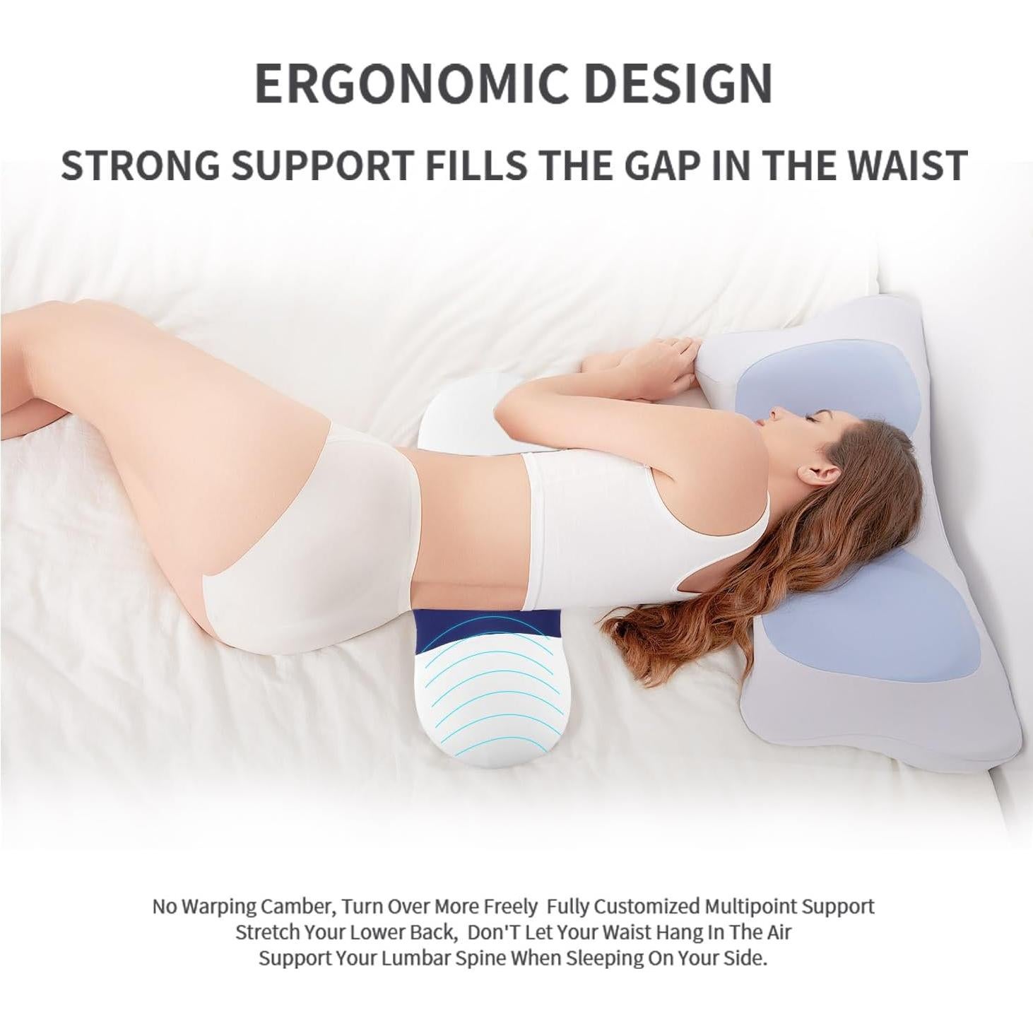 Almohada Lumbar Menlo Park Espuma Viscoelástica 10 cm