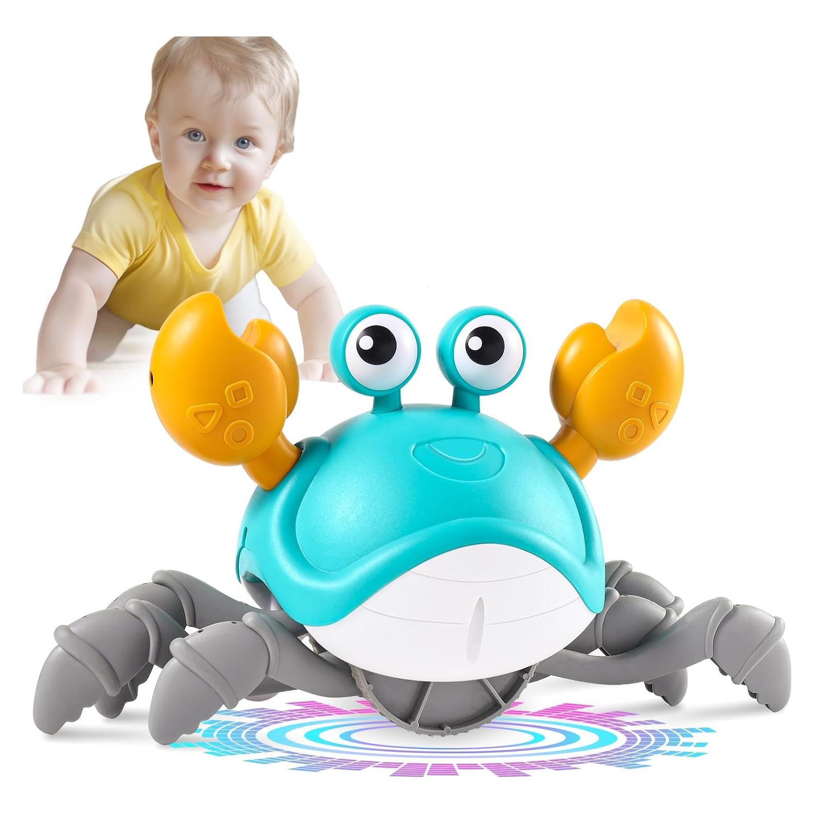 Juguete Cangrejo Reptante Gigilli con Música y Control de Velocidad