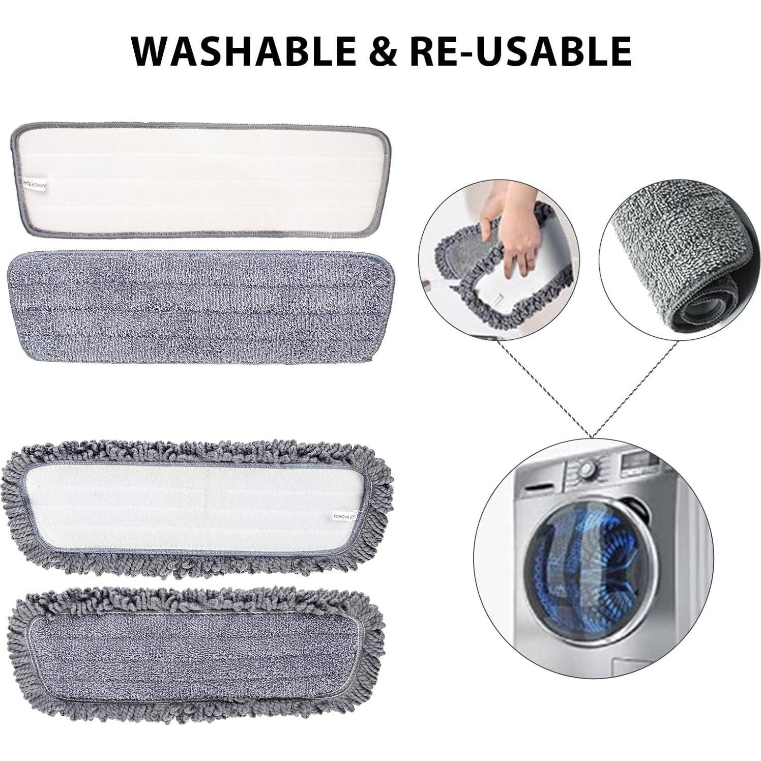 Cabezas de Reemplazo de Microfibra para Mopa Spray 6pcs BUUROOHM